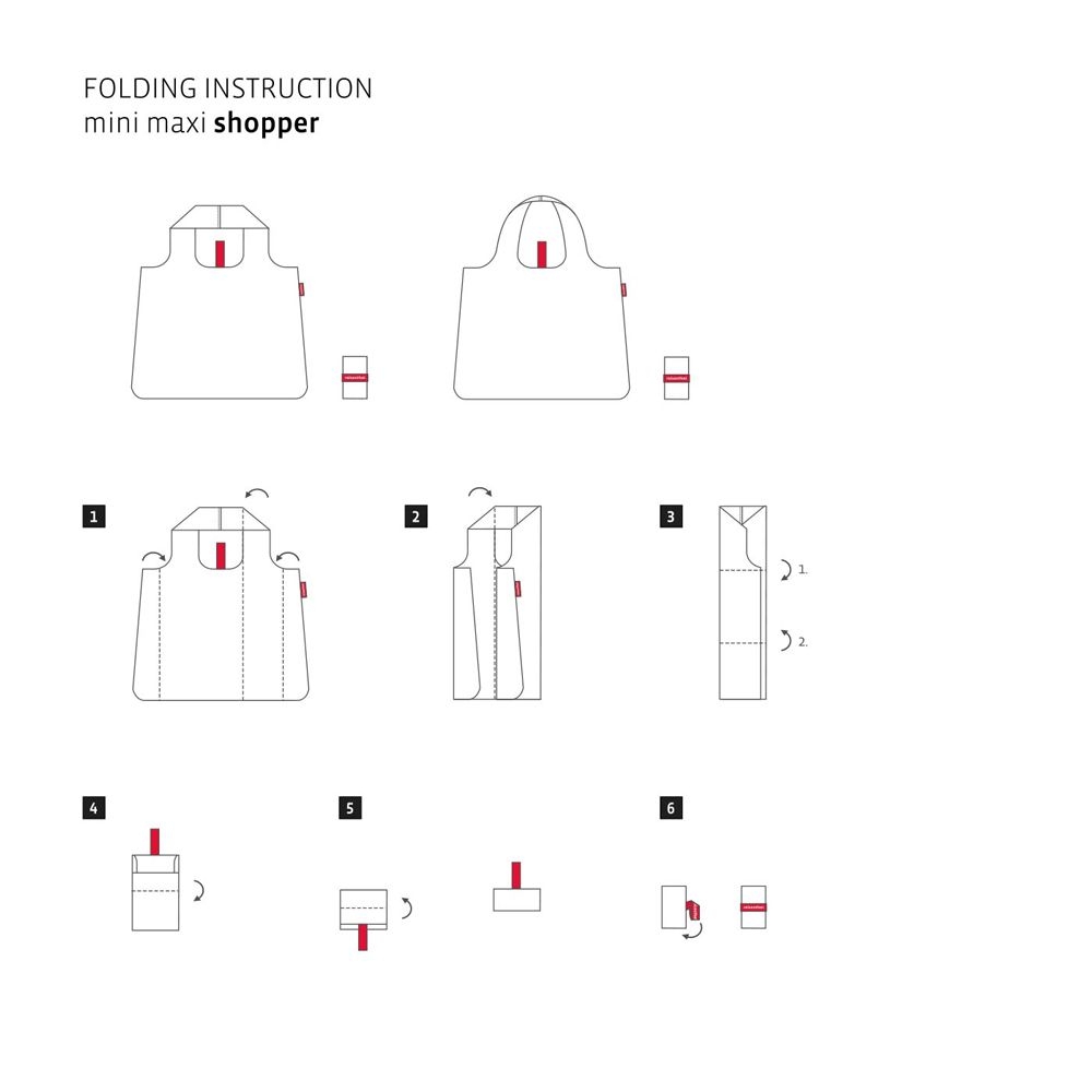 reisenthel - mini maxi shopper - collection #17 spring bird red reisenthel - mini maxi shopper - collection #17 spring bird red