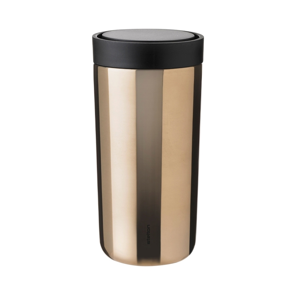 Stelton - To Go Click - Becher 400 ml - Dark Gold