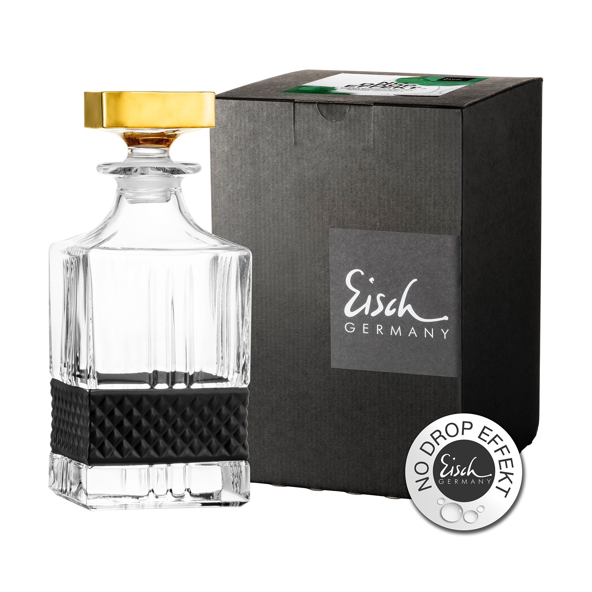 Eisch - GLEN Whisky Decanter, gold/black