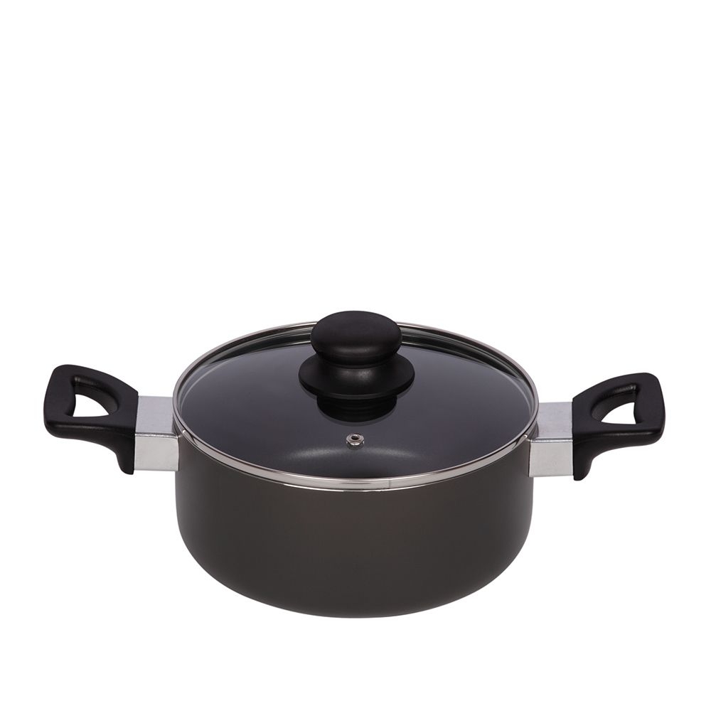 Riess Alu Crockery Reventon - Casserole with glass lid