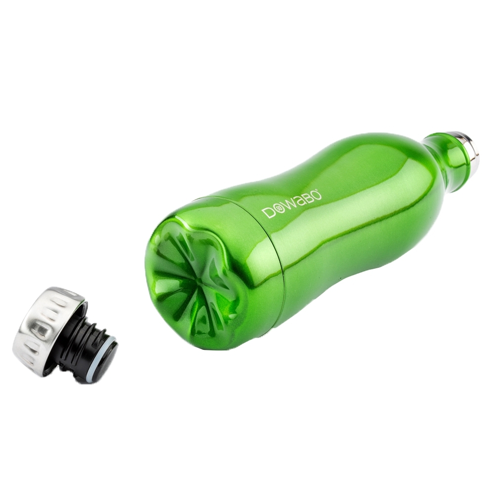 Dowabo - Double Wall Insuladet Bottle - Green 500 ml