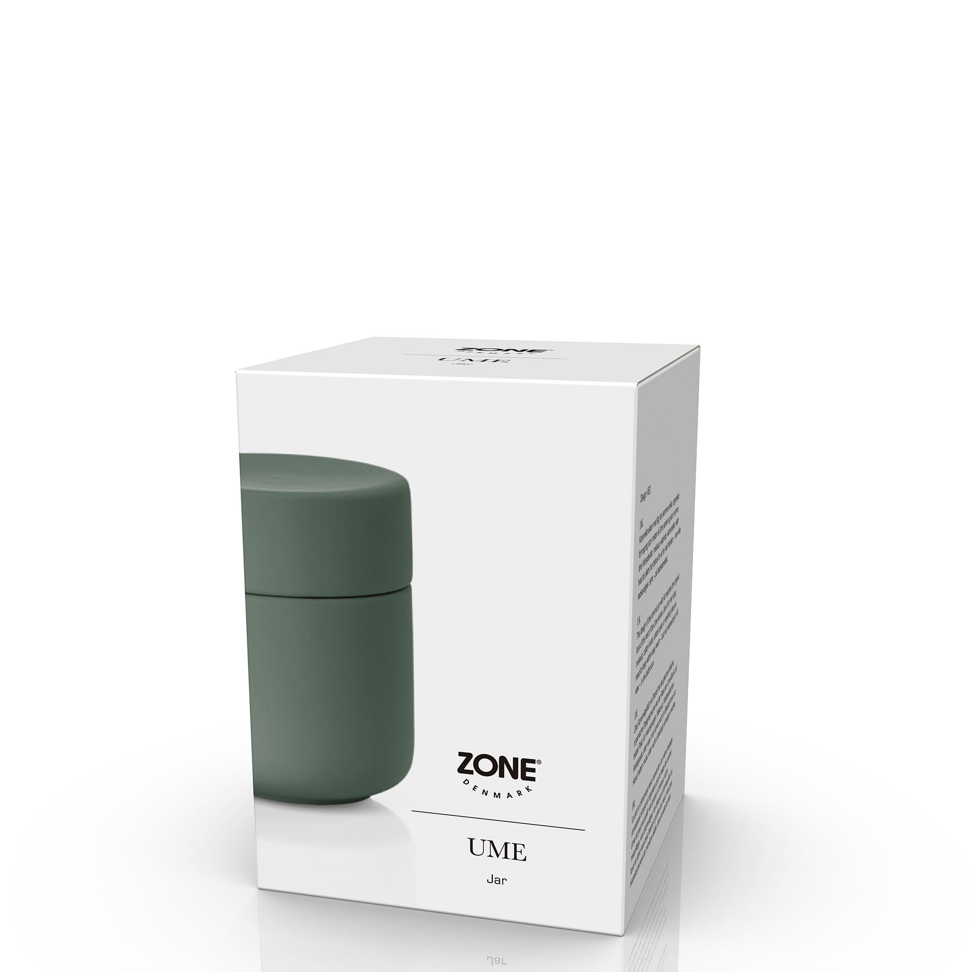 Zone - Ume Gefäß mit Deckel - Olive green