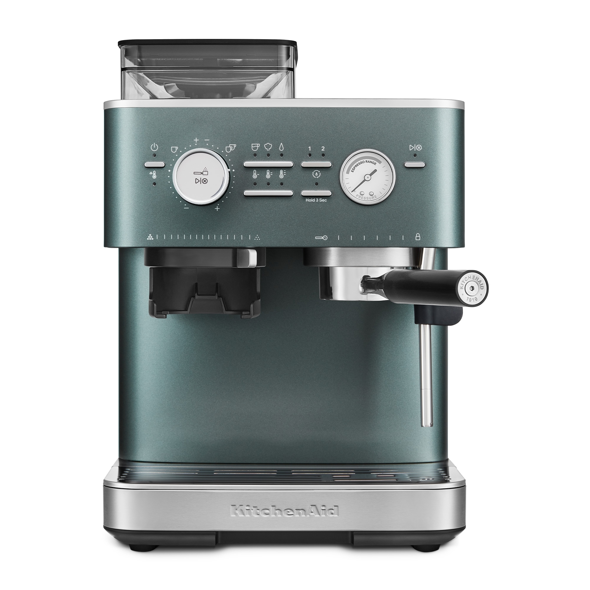 KitchenAid - Semi-automatic espresso machine with coffee grinder - Juniper KitchenAid - Semi-automatic espresso machine with coffee grinder - Juniper