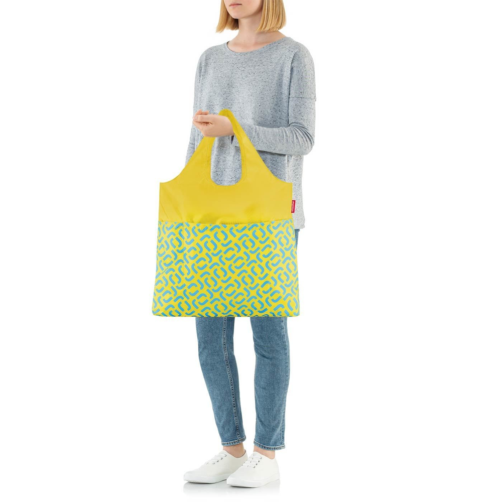 reisenthel - mini maxi shopper plus - signature lemon