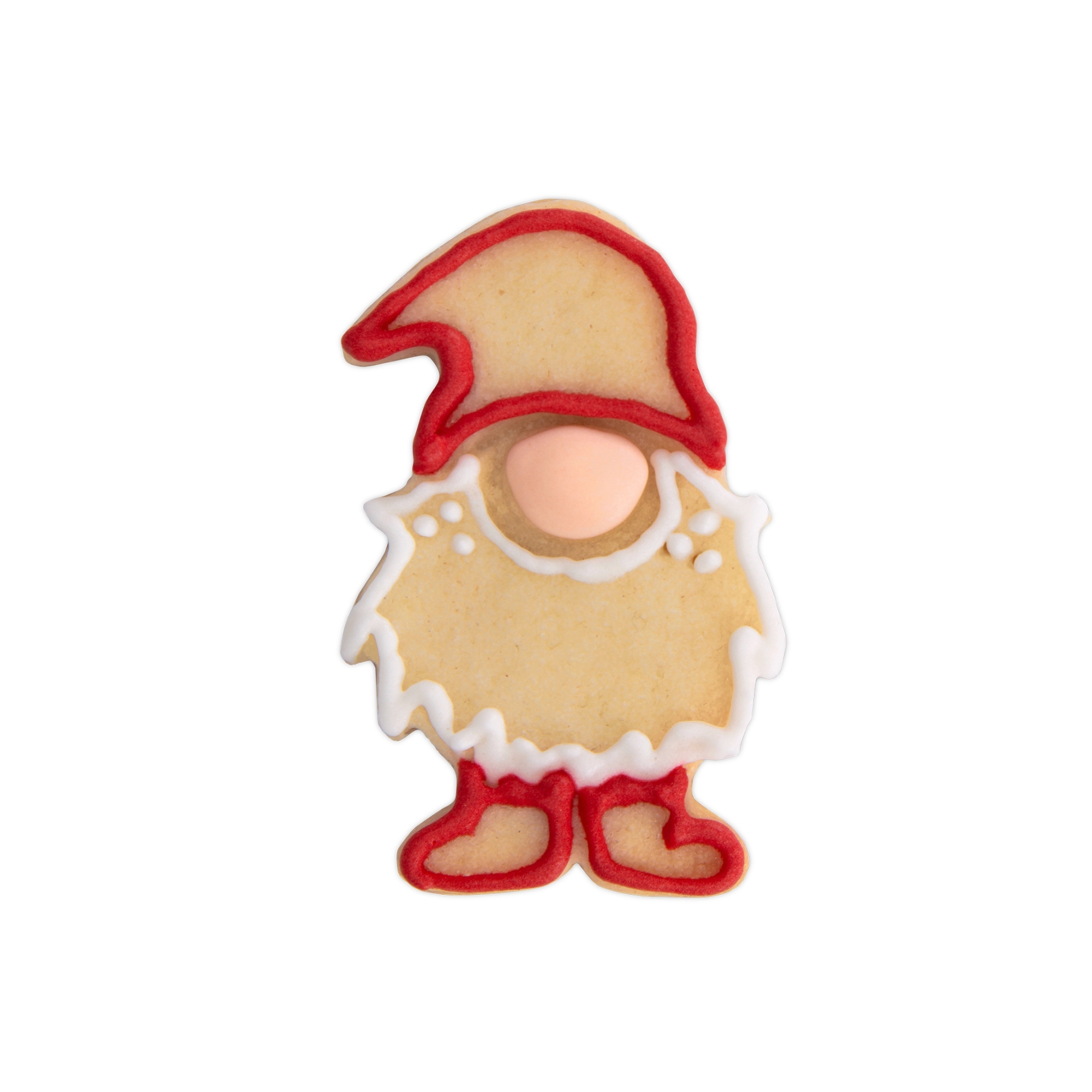 Städter - Embossing cookie cutter elf - 6 cm - red