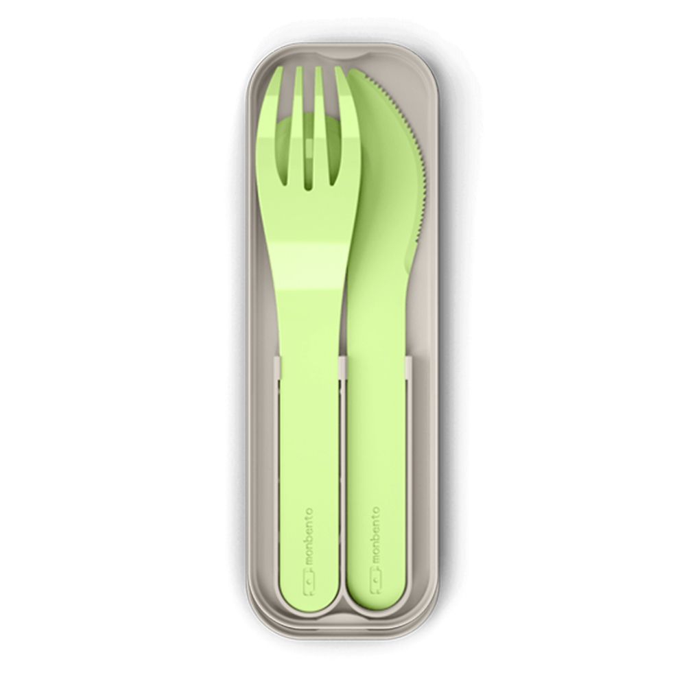 monbento - MB Pocket Color apple green - cutlery set