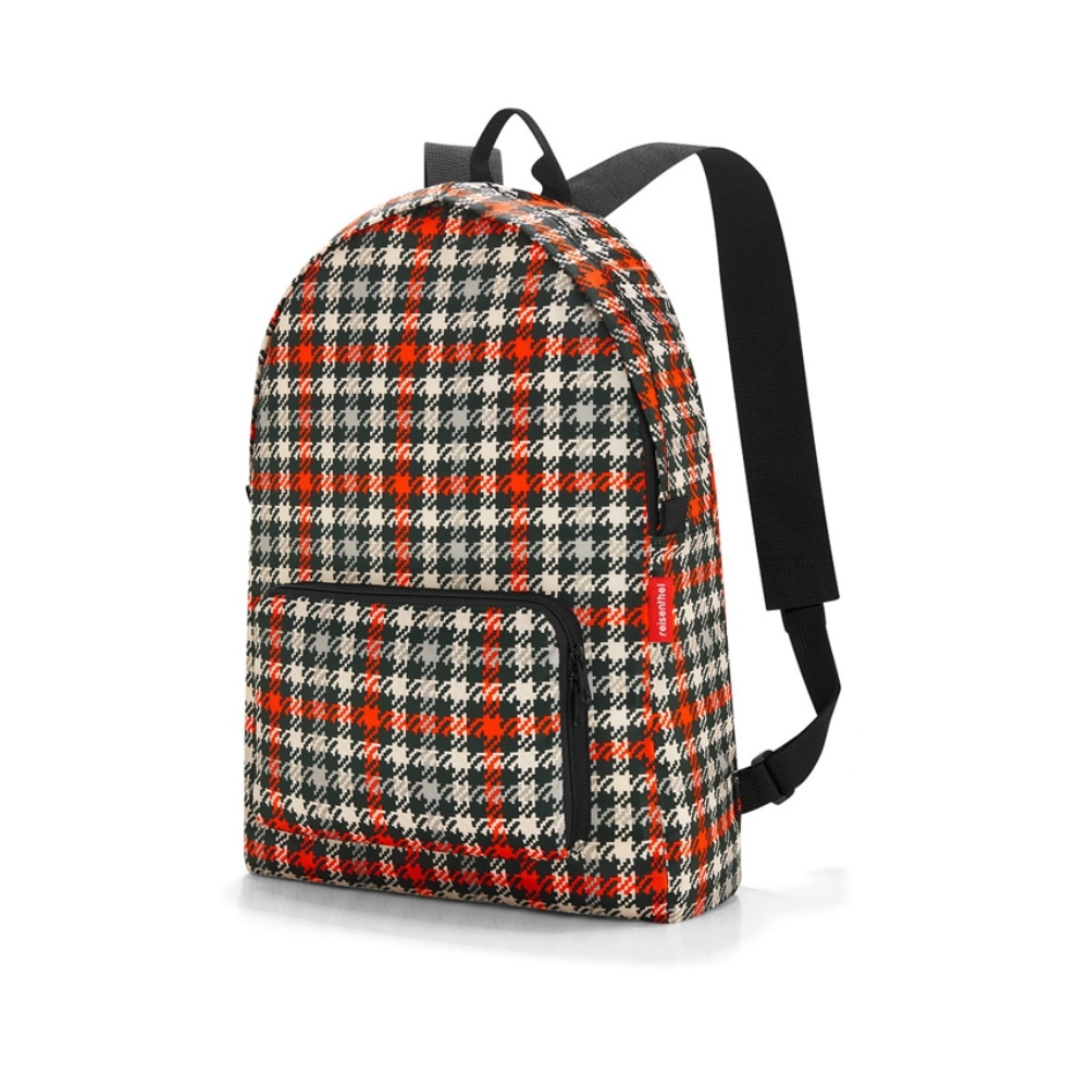 reisenthel - mini maxi rucksack - glencheck red reisenthel - mini maxi rucksack - glencheck red
