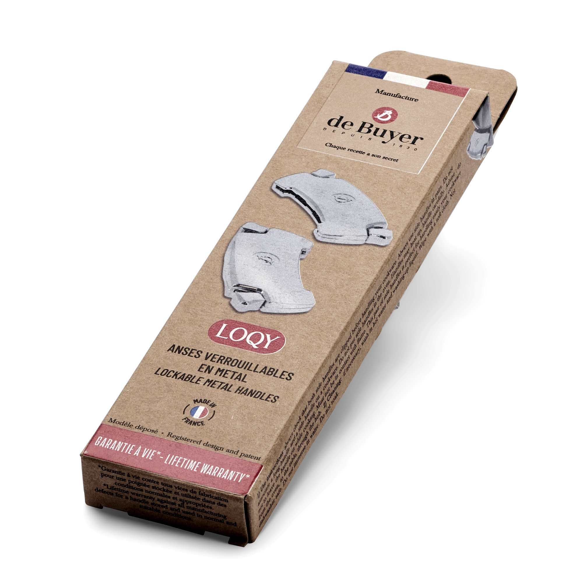 de Buyer - Abnehmbare Griffe - 2er Set - LOQY - Metall