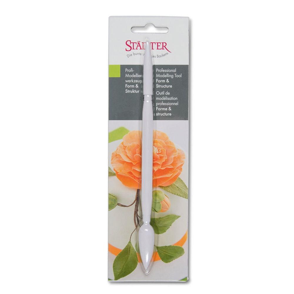Städter - Modellierwerkzeug Form & Struktur - Weiß - 18,5 cm Städter - Modellierwerkzeug Form & Struktur - Weiß - 18,5 cm