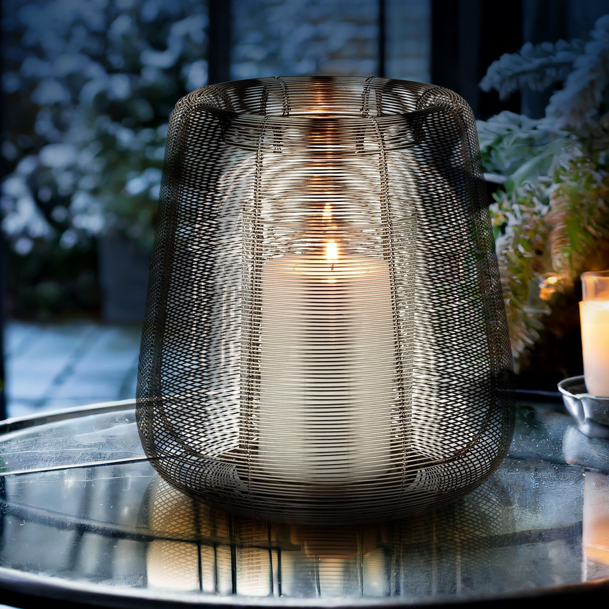 Qult  - Windlicht HAGONY - Silber