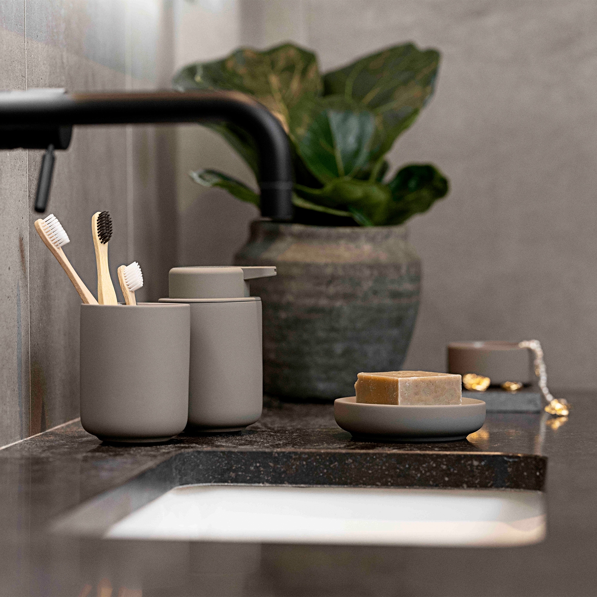 Zone - Ume Soap Dispenser - Taupe
