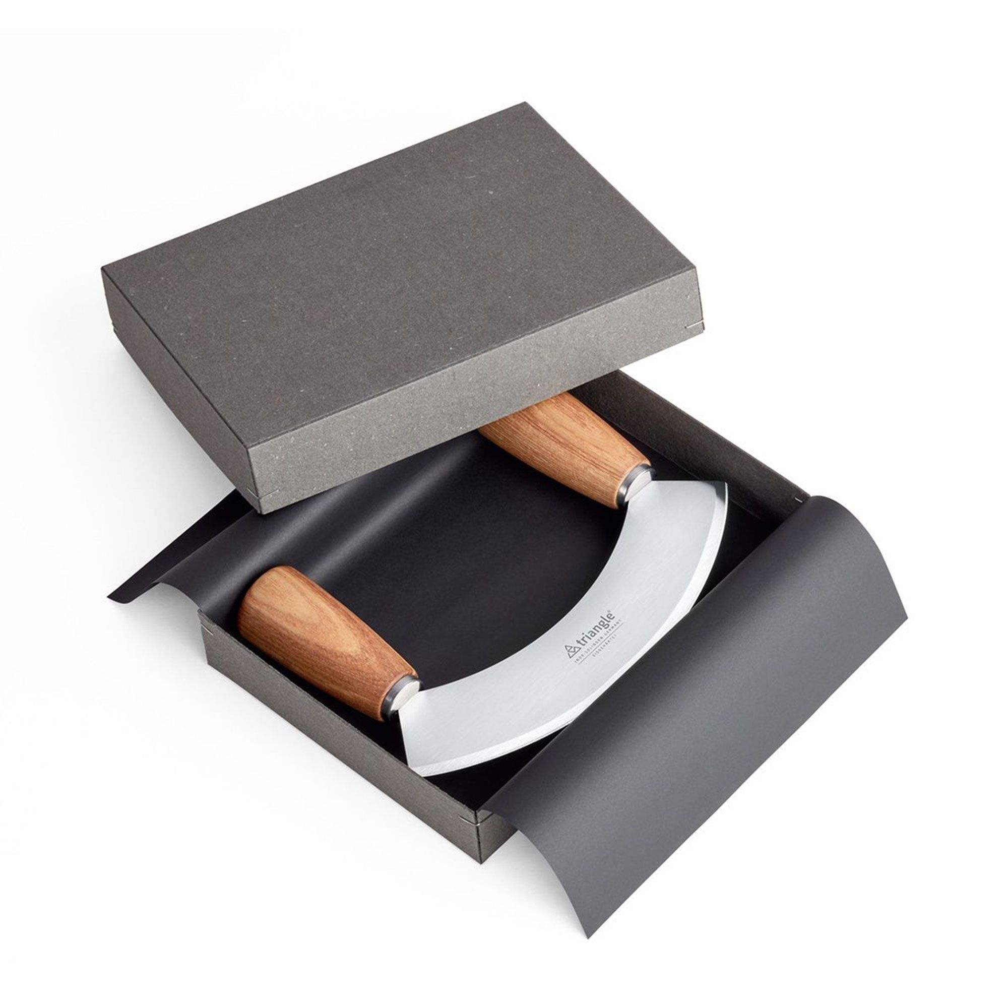 Triangle® - chopping knife SOUL single-edged 23cm ash heartwood