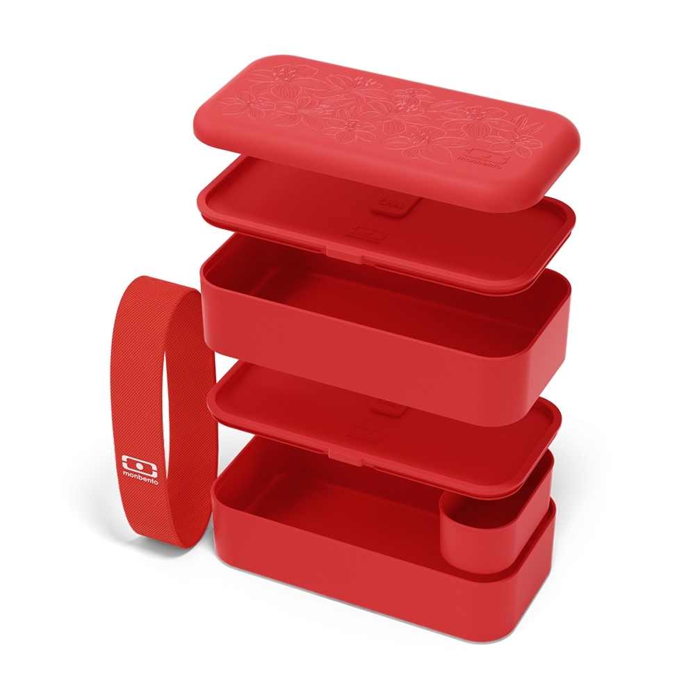 monbento - Original Bento Box Podium - graviert Lilie monbento - Original Bento Box Podium - graviert Lilie