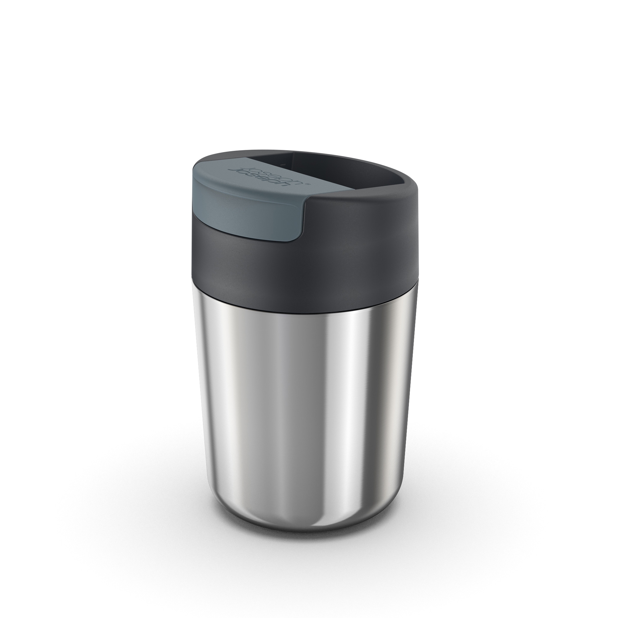 Joseph Joseph - 2-teiliges Set aus Reisebecher & Trinkflasche - Edelstahl