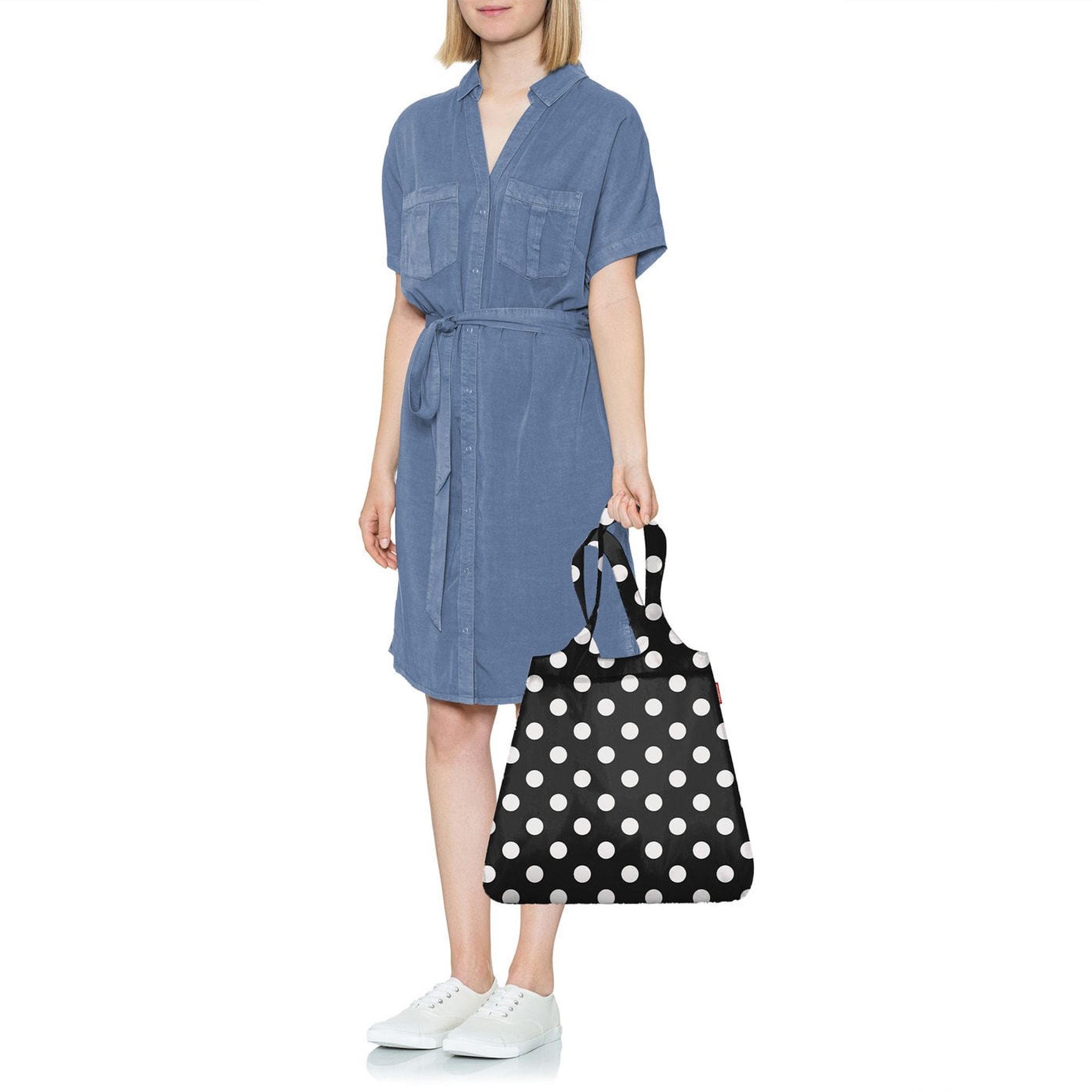 reisenthel - mini maxi shopper - dots white reisenthel - mini maxi shopper - dots white