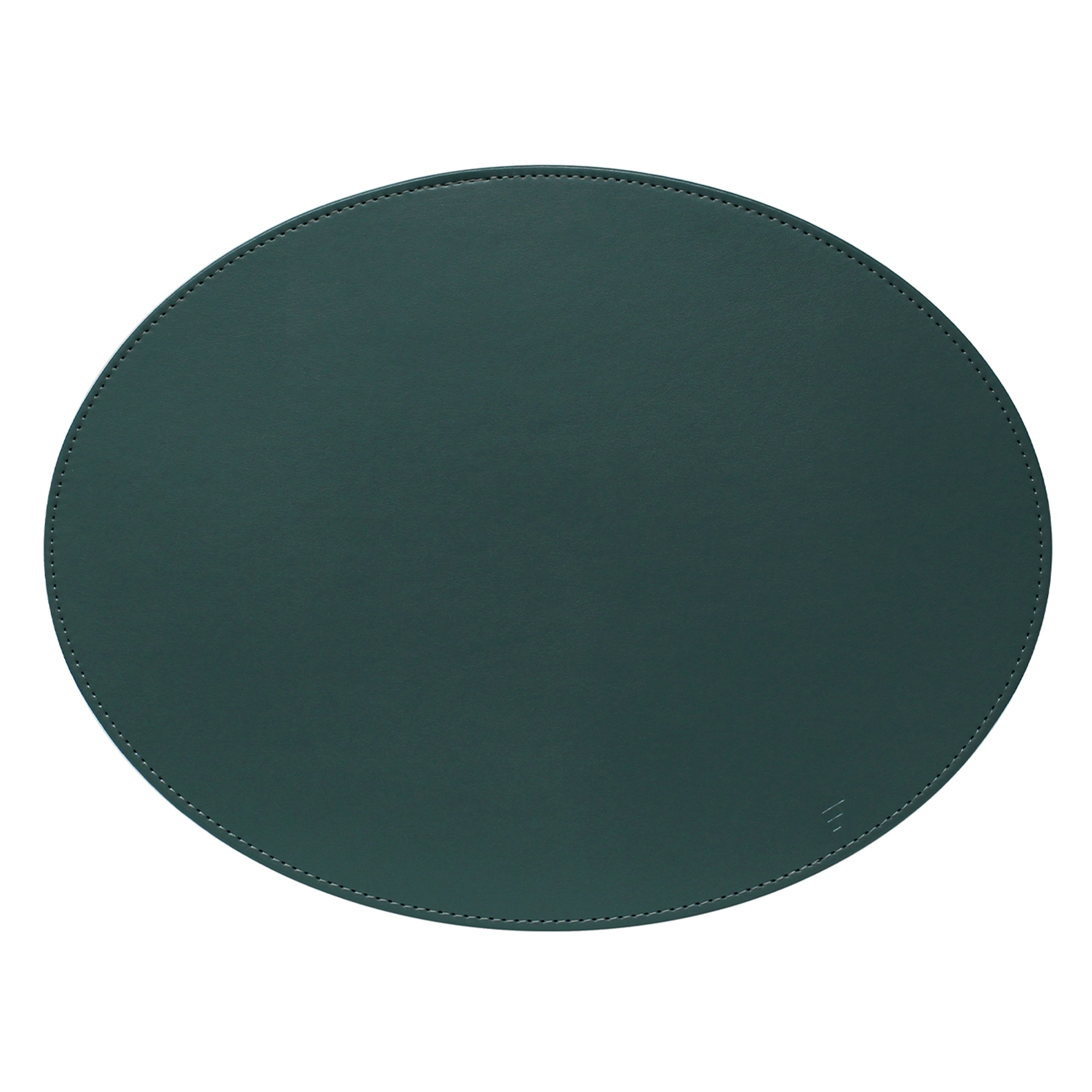 Freeform - Oval placemat - Petrol/Anthracite - 45 x 34 cm