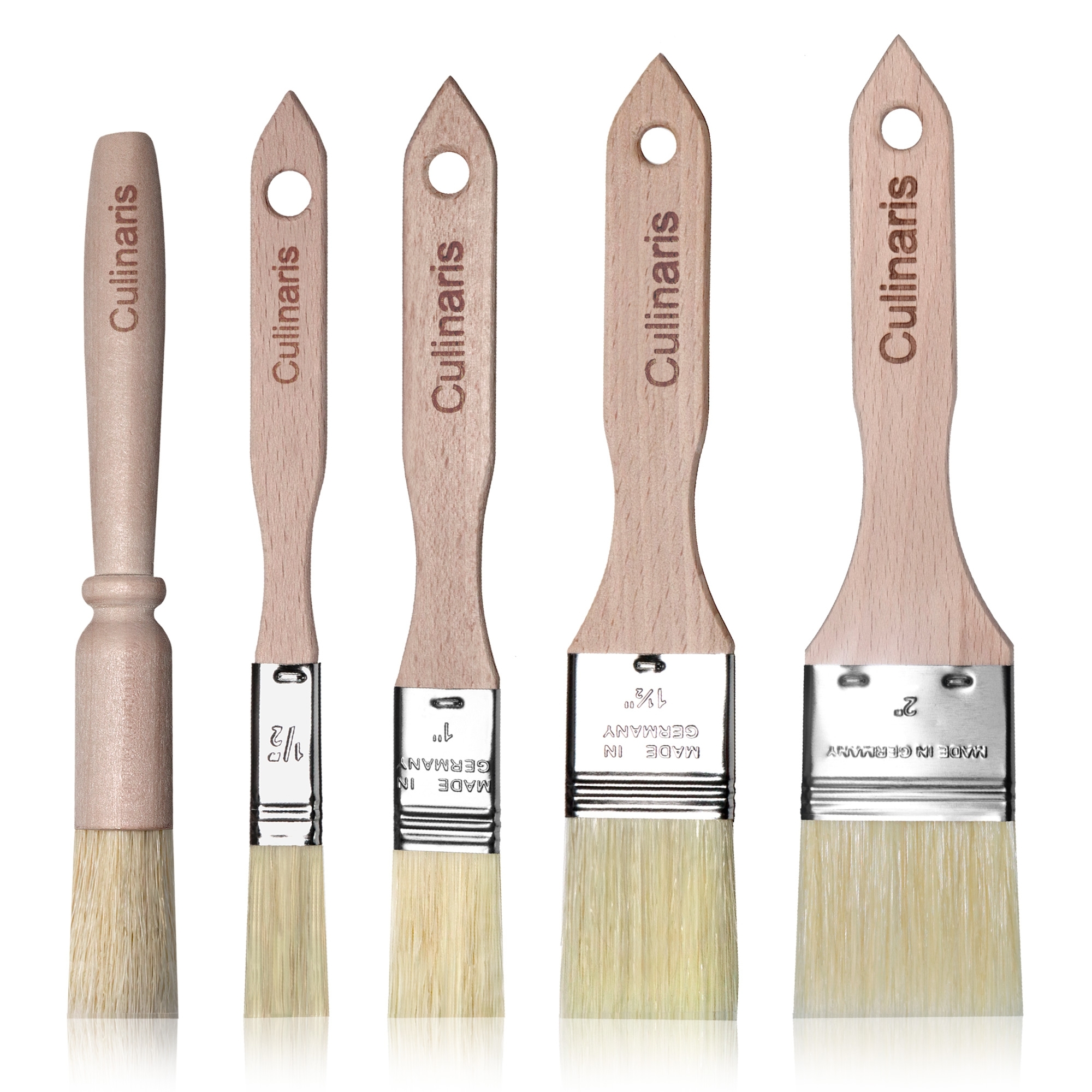 Baking or kitchen brush set - 5 pcs | Culinaris Baking or kitchen brush set - 5 pcs | Culinaris