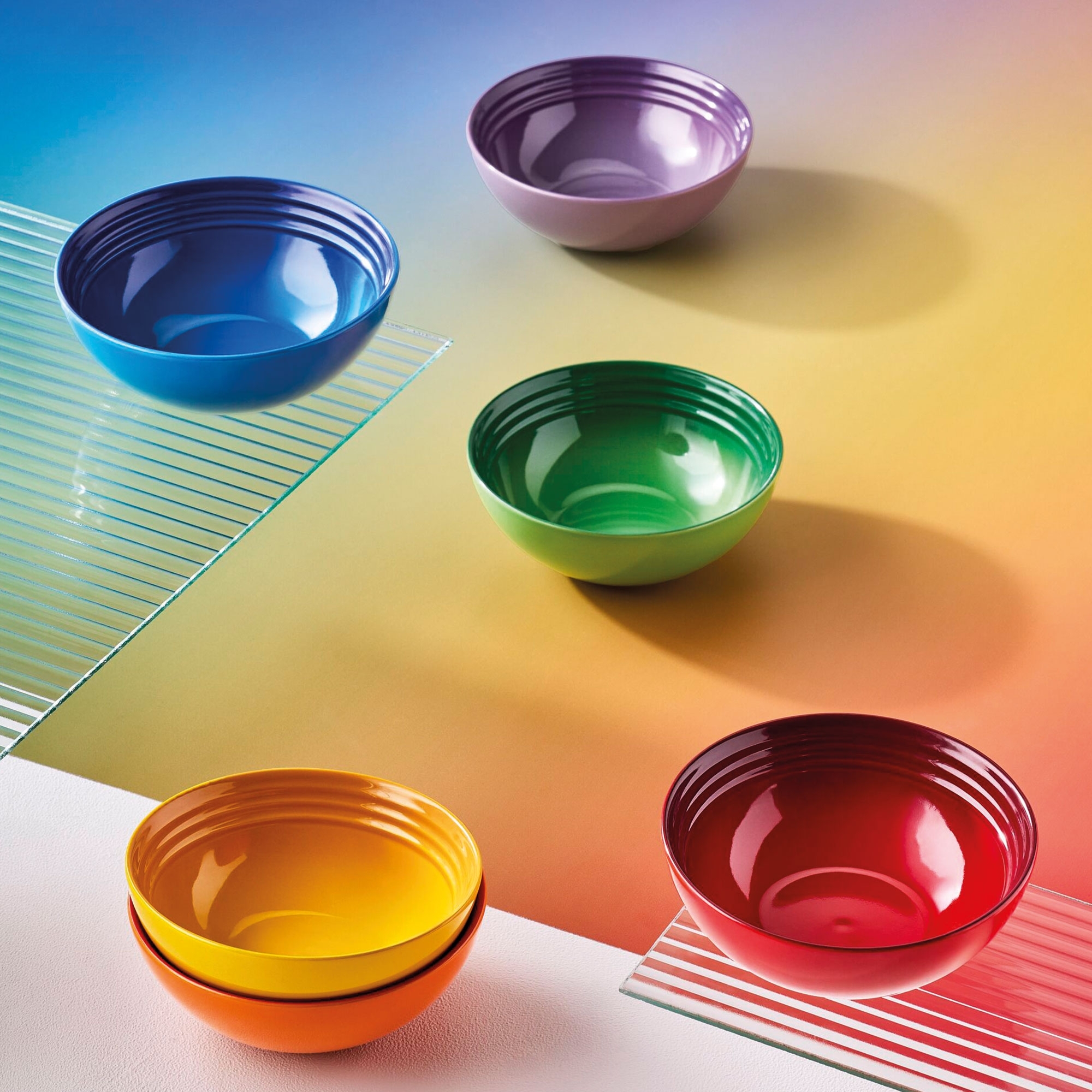 Le Creuset - 6er-Set Müslischalen Rainbow III Le Creuset - 6er-Set Müslischalen Rainbow III