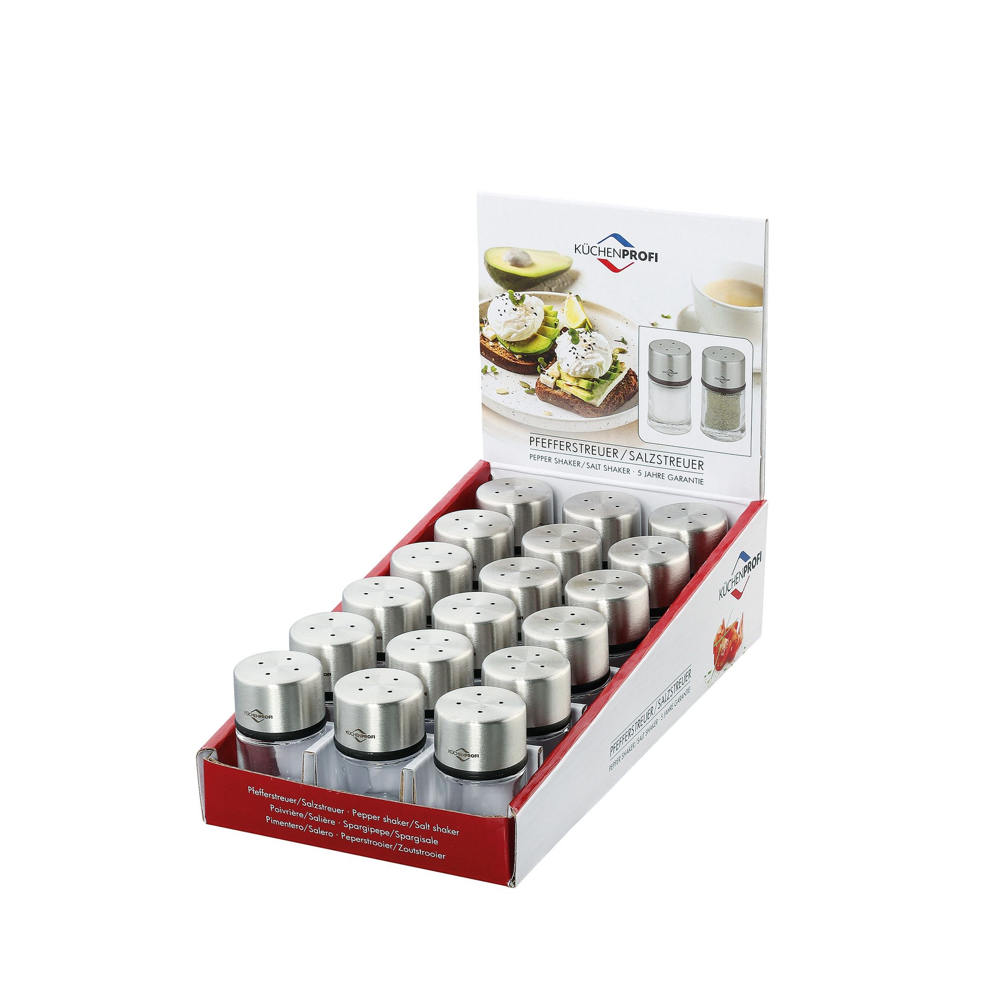 Küchenprofi - Pepper shaker/Salt shaker