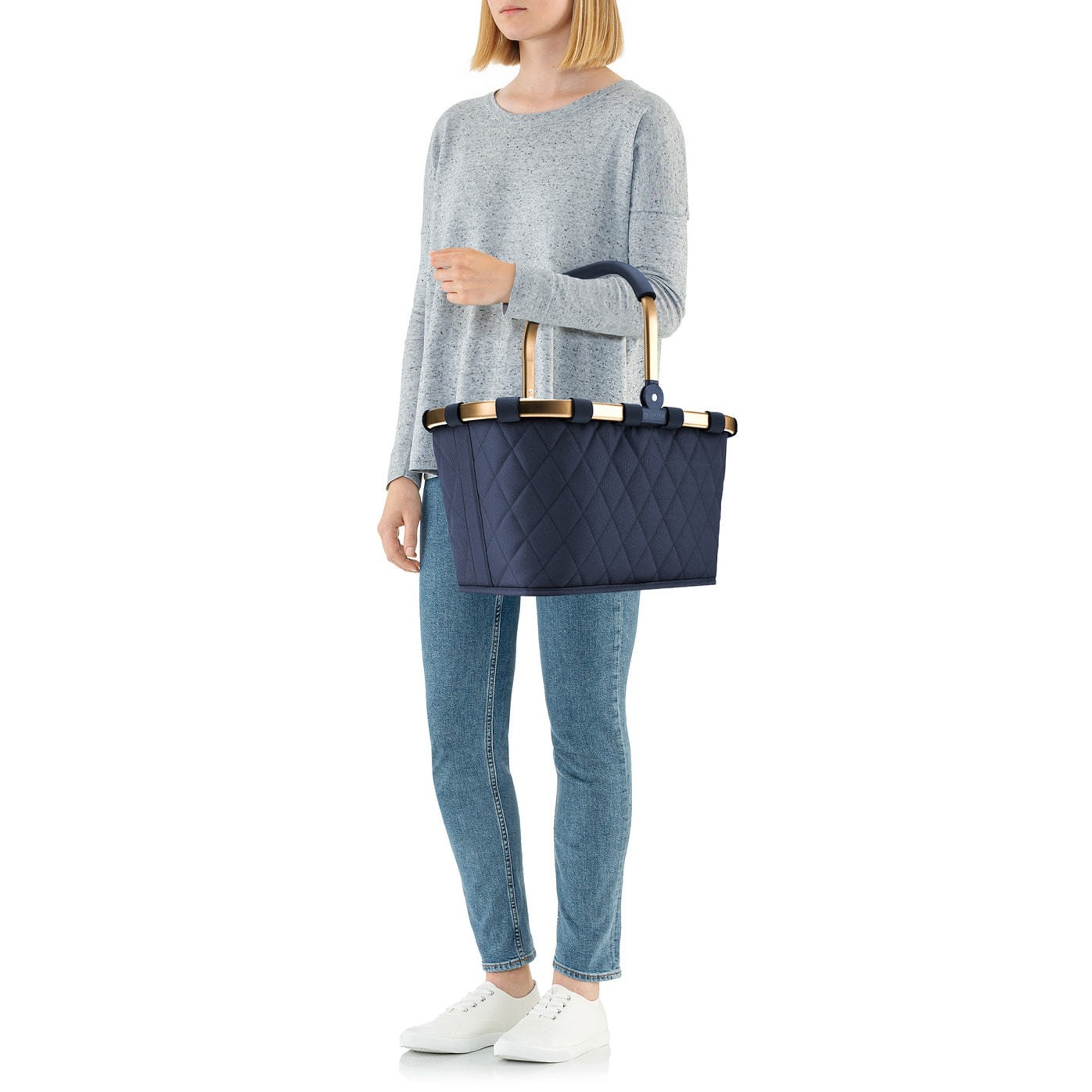 reisenthel - carrybag - frame rhombus midnight gold reisenthel - carrybag - frame rhombus midnight gold