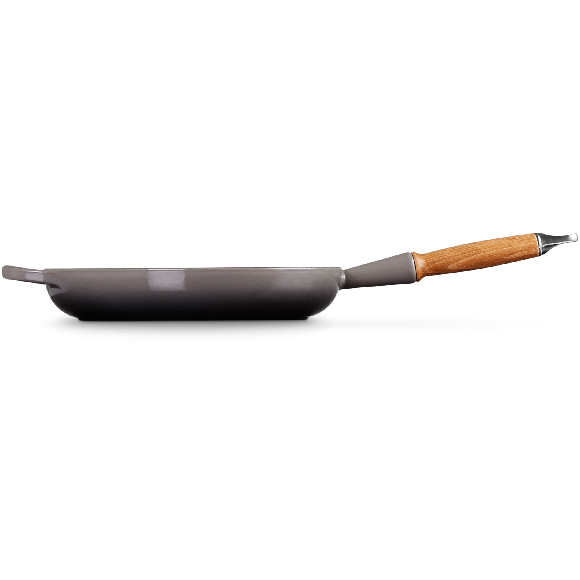 Le Creuset - Bratpfanne Signature mit Holzgriff - Flint