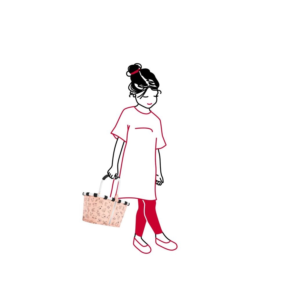 reisenthel - carrybag XS - kids - cats and dogs rose