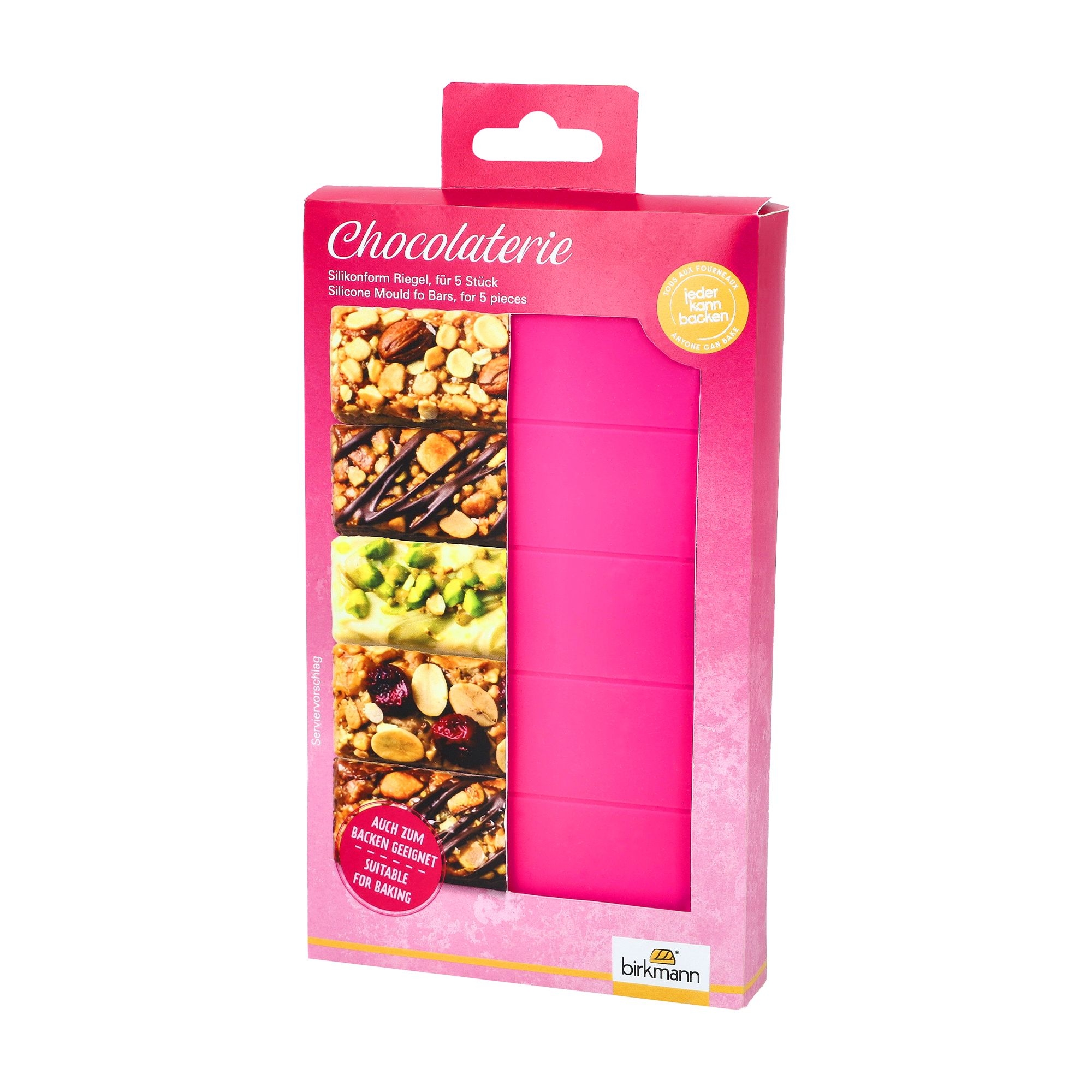 Birkmann - Silicone Mould for Muesli Bars - 5 pieces