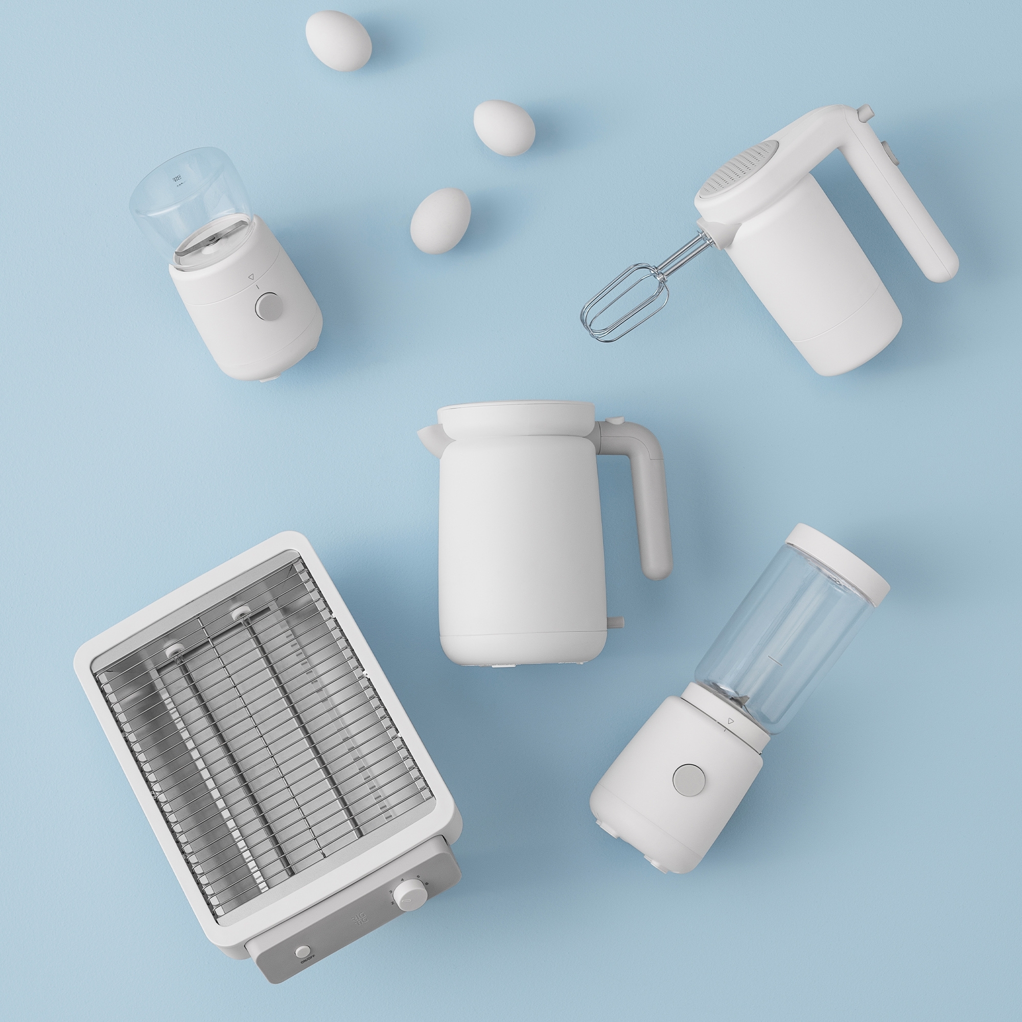 RIG-TIG - Flachtoaster - FOODIE - weiß