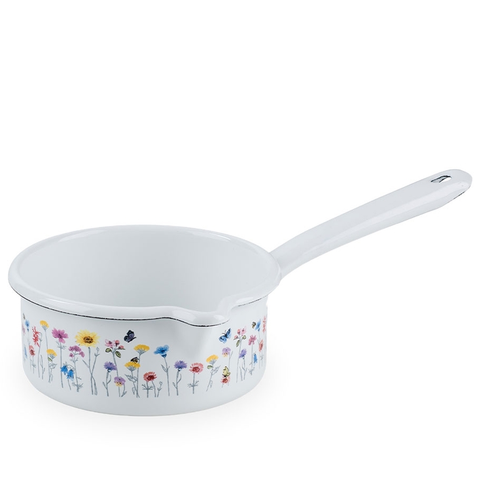 Riess special decor - FLORA - saucepan with large spout Riess special decor - FLORA - saucepan with large spout