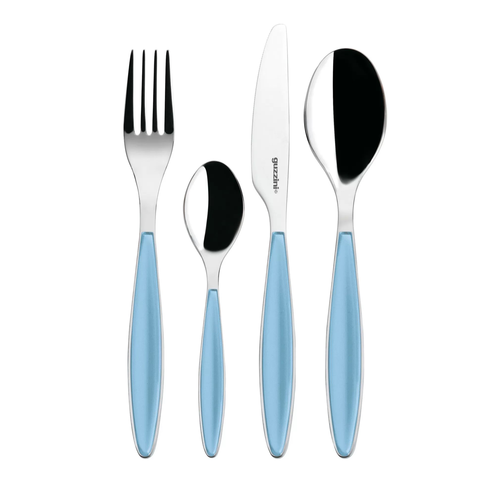 Guzzini - Feeling cutlery set 24 pieces - light blue