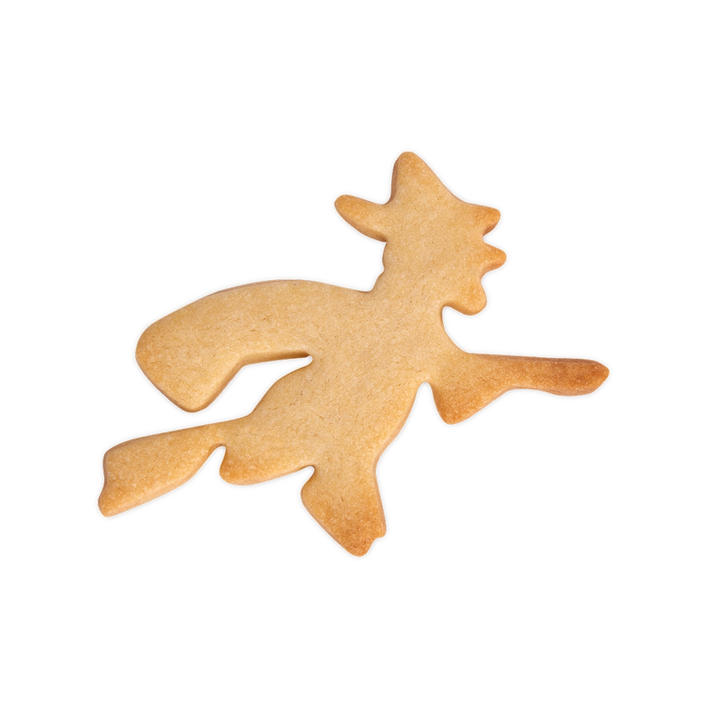 Städter - Ausstecher Hexe mit Besen - 10,5 cm Städter - Ausstecher Hexe mit Besen - 10,5 cm