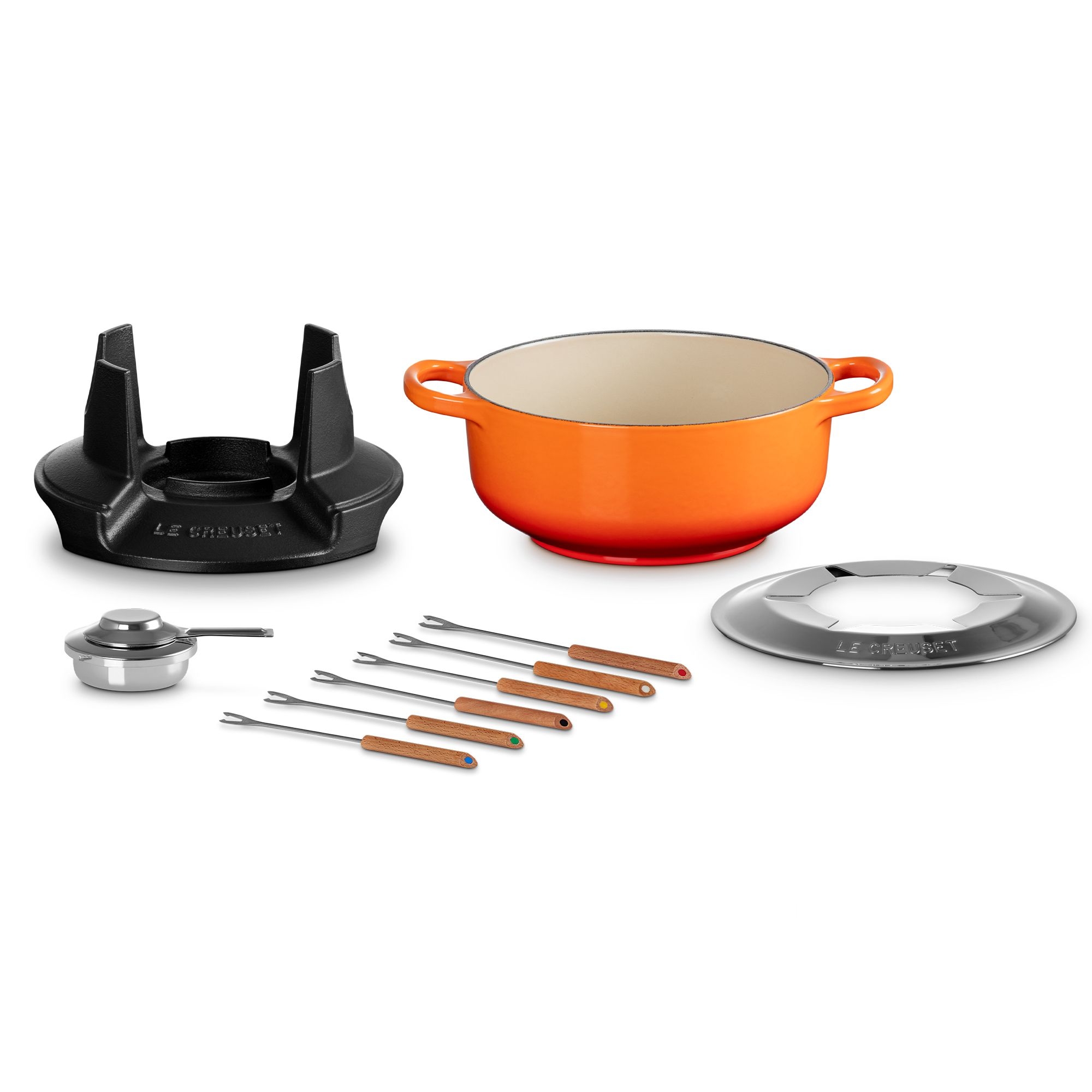 Le Creuset - Signature Fondue-Set aus Gusseisen