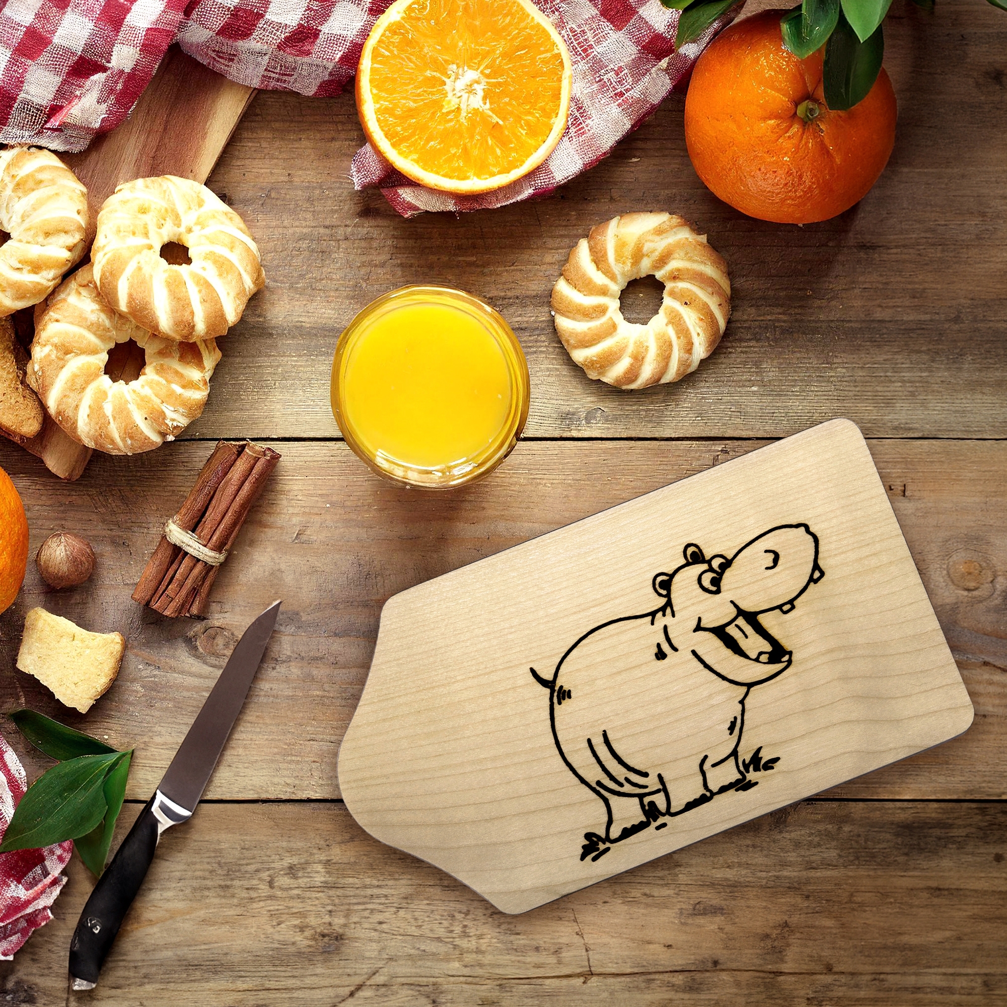Breakfast board - maple wood - hippo | Culinaris Breakfast board - maple wood - hippo | Culinaris