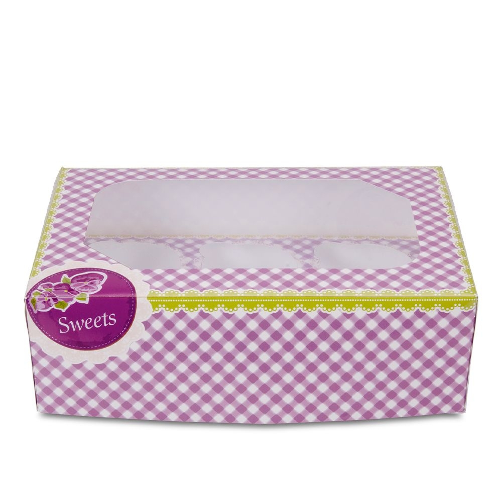 Städter - 6s Muffin- & Cupcake carrier - 24 x 16,5 x 7,5 cm - different designs Städter - 6s Muffin- & Cupcake carrier - 24 x 16,5 x 7,5 cm - different designs