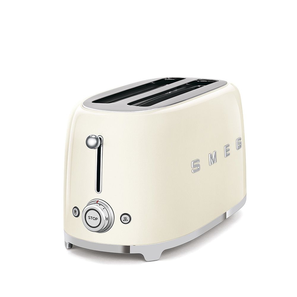 Smeg - 2-Schlitz Toaster lang TSF02 - Designlinie Stil Der 50° Jahre