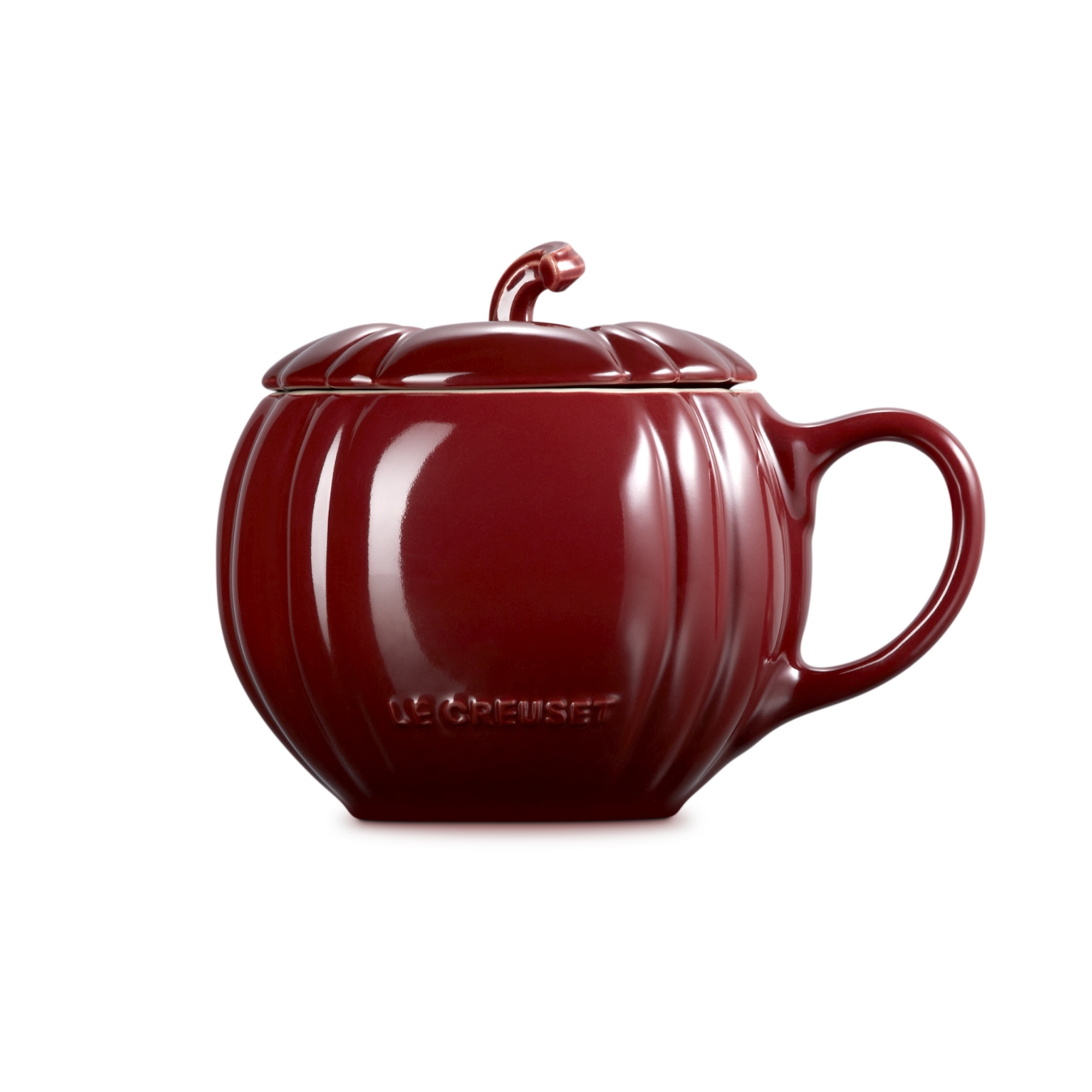 Le Creuset - Pumpkin Mug with lid 400 ml - Garnet