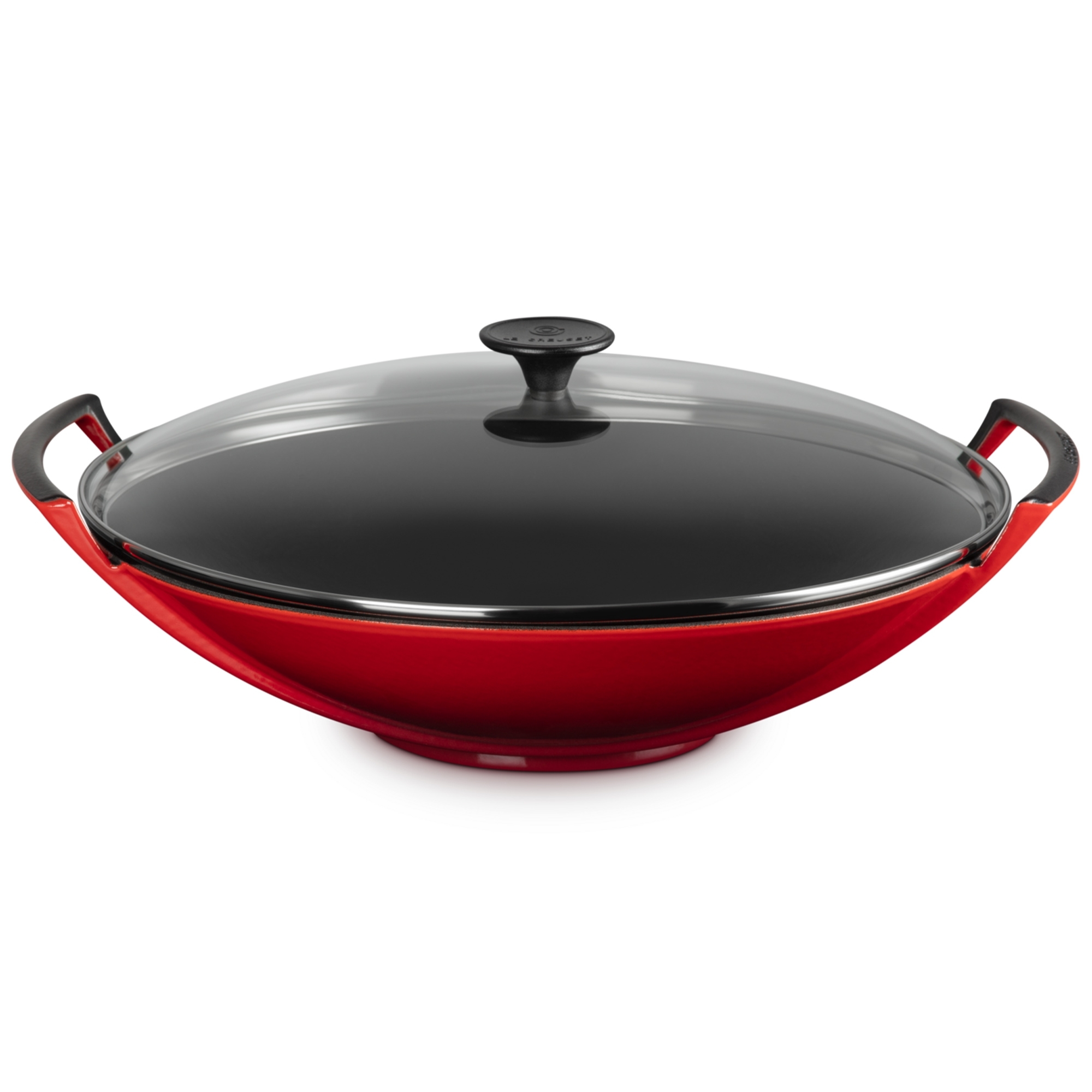 Le Creuset - Wok 36 cm mit Glasdeckel Le Creuset - Wok 36 cm mit Glasdeckel