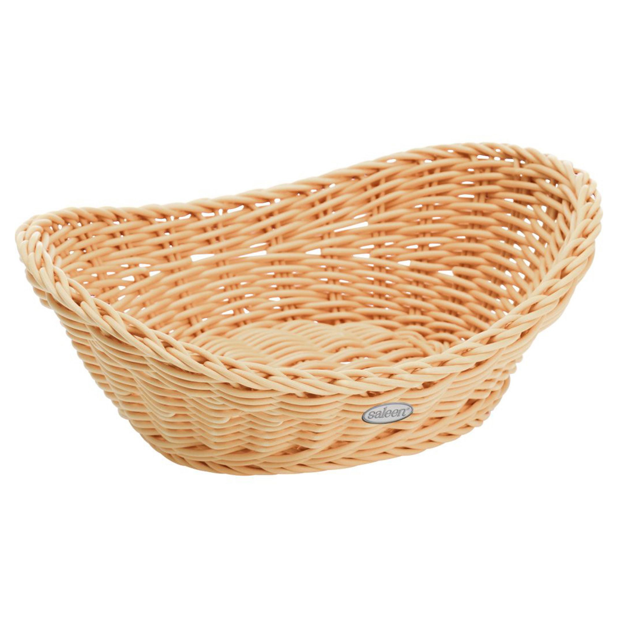 Westmark - "Coolorista" oval basket, 23.5 x 18 x 6/8 cm, light beige