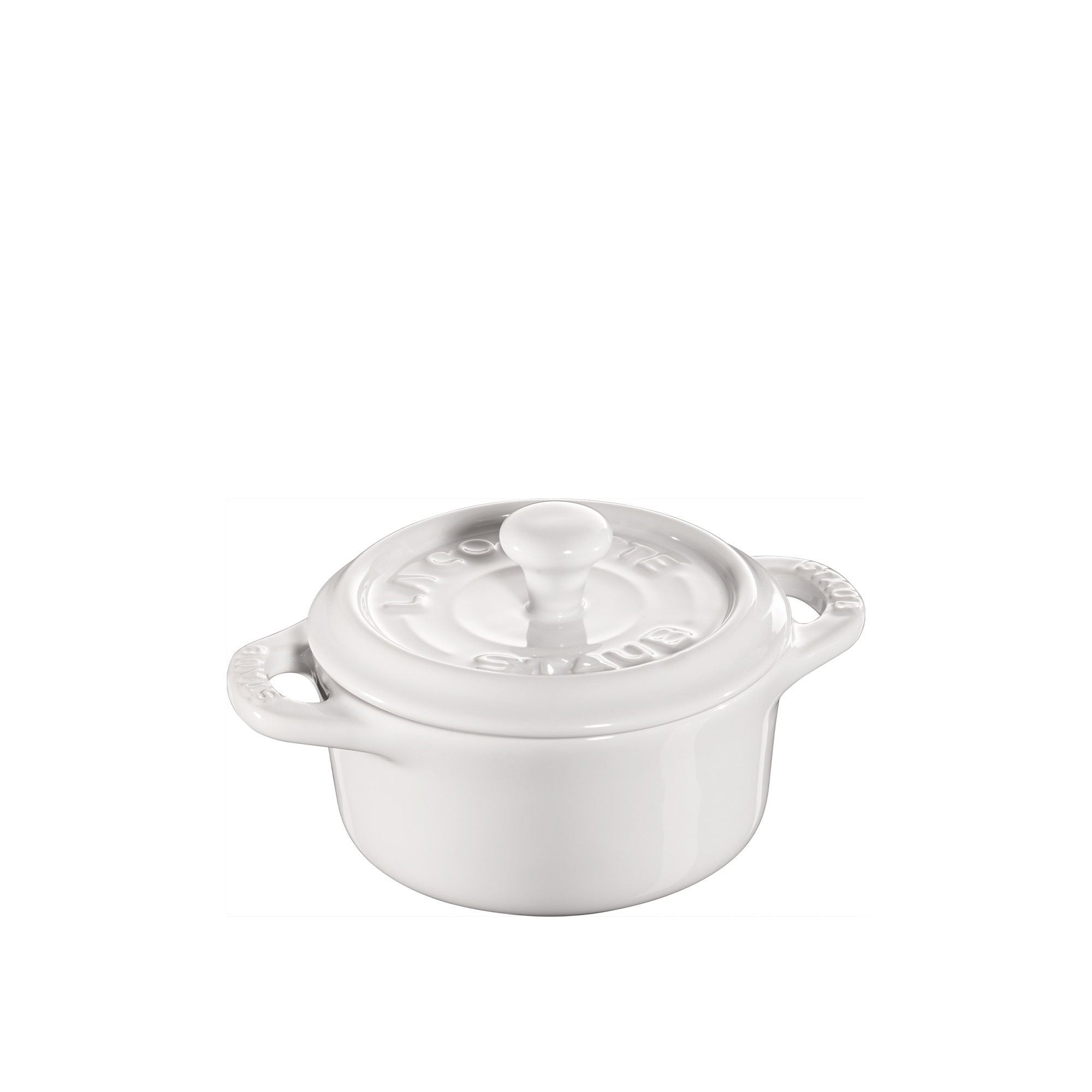 STAUB - Mini Cocotte | rund | 10 cm | weiß