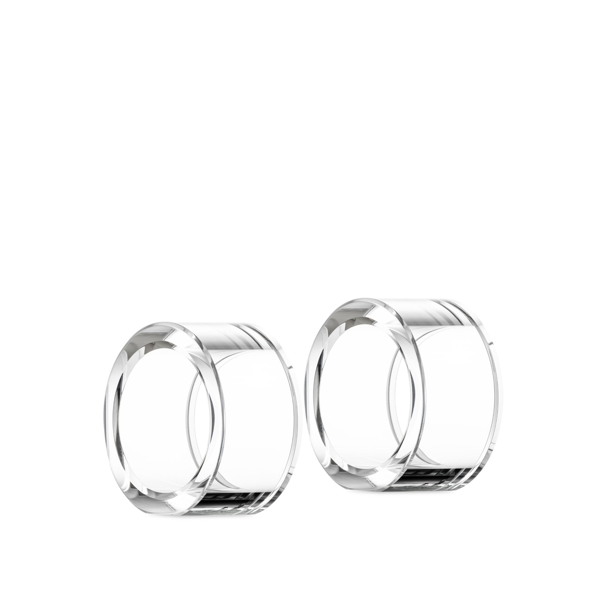 Eisch – Napkin rings, set of 2, transparent