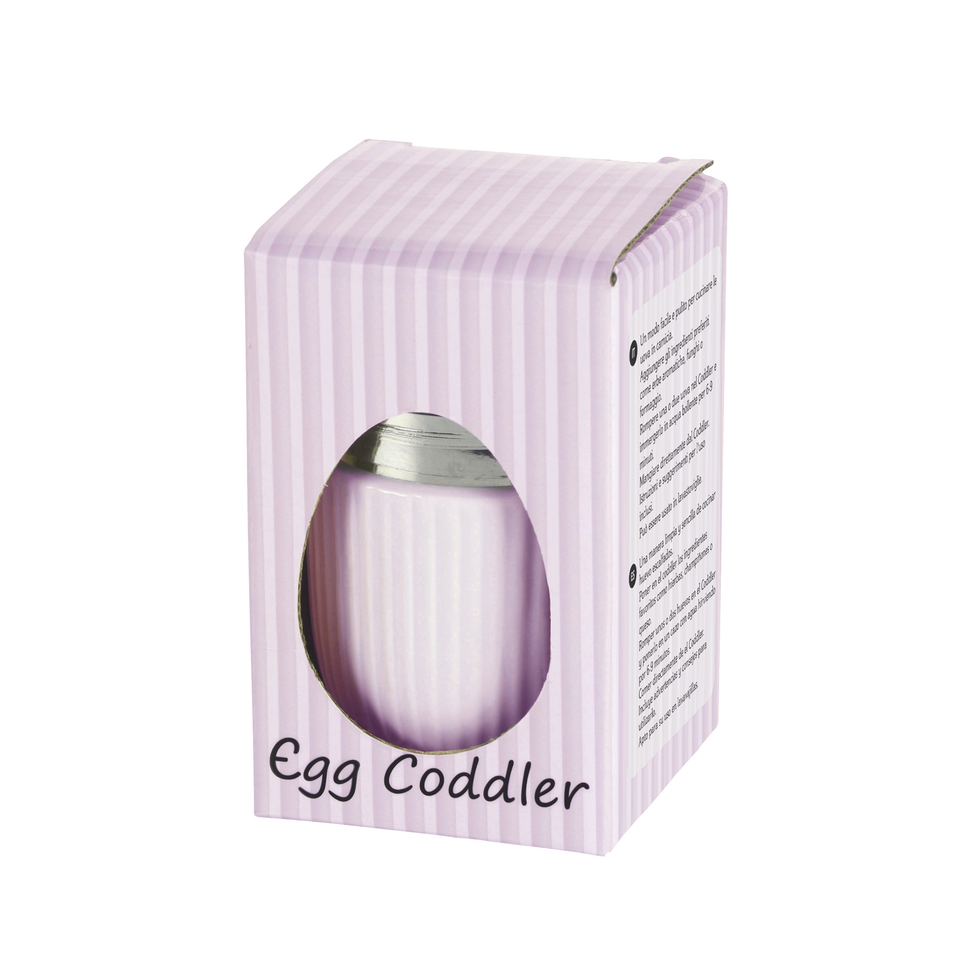 BIA - Fluted Egg Coddler - Celadon Pink