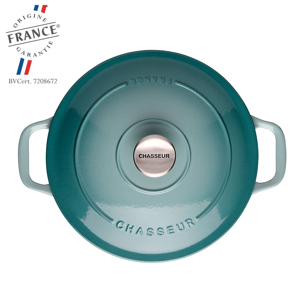 Chasseur 14'' Enameled Cast Iron Grill Pan