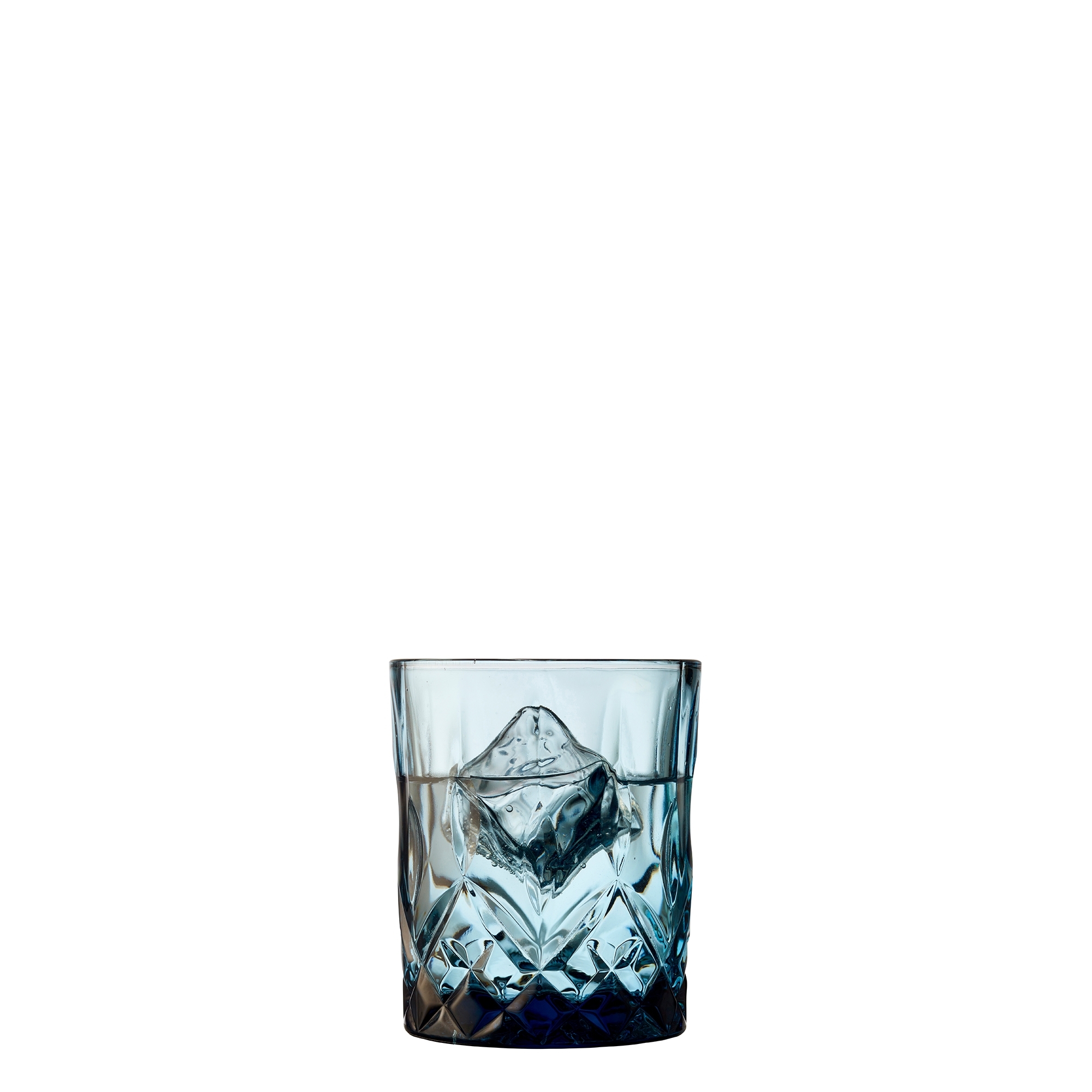 Lyngby Glas -Sorrento - Whiskyglas - 4 Stck. - Blau