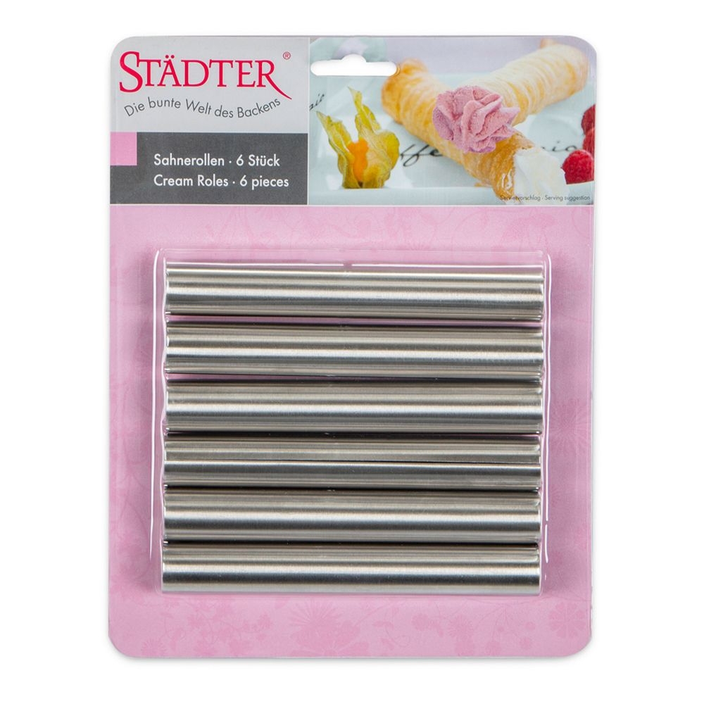Städter - Cream roles straight - 14 x ø 2 cm - 6 pieces