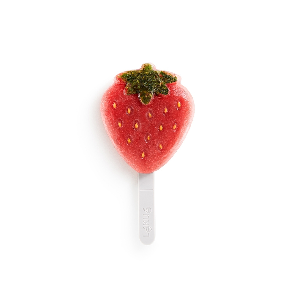 Lékué - ice molds, set of 4 - strawberry Lékué - ice molds, set of 4 - strawberry