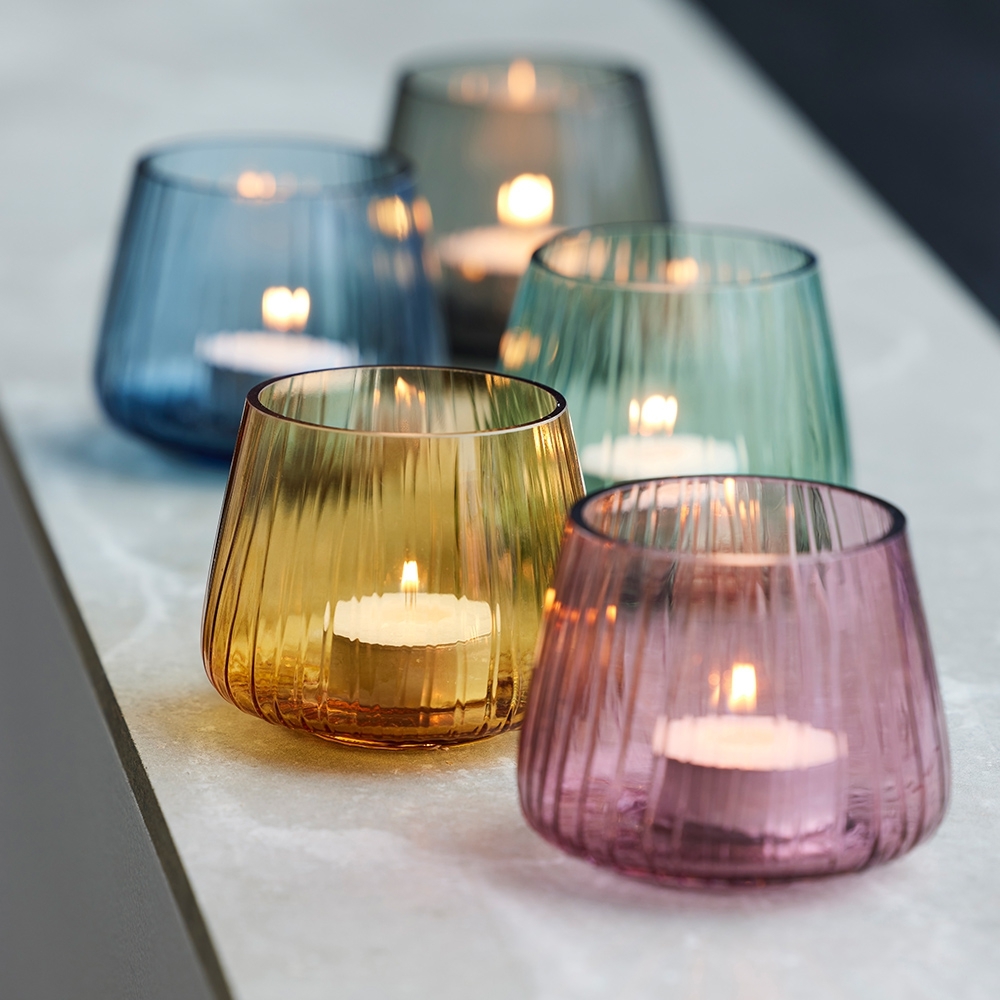 Bitz - Kusintha tealight holder - Set of 2 - green Bitz - Kusintha tealight holder - Set of 2 - green