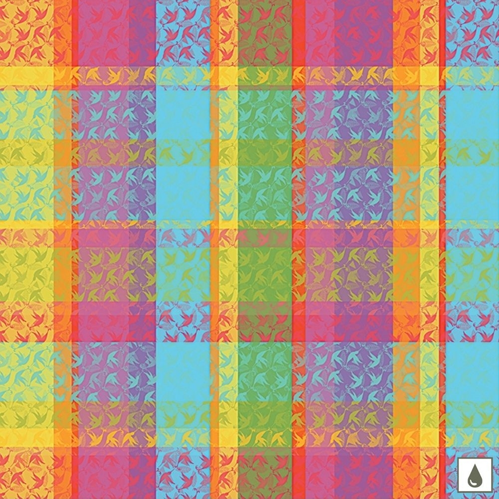 Garnier-Thiebaut Tablecloth - Mille Colibris Antilles - oB