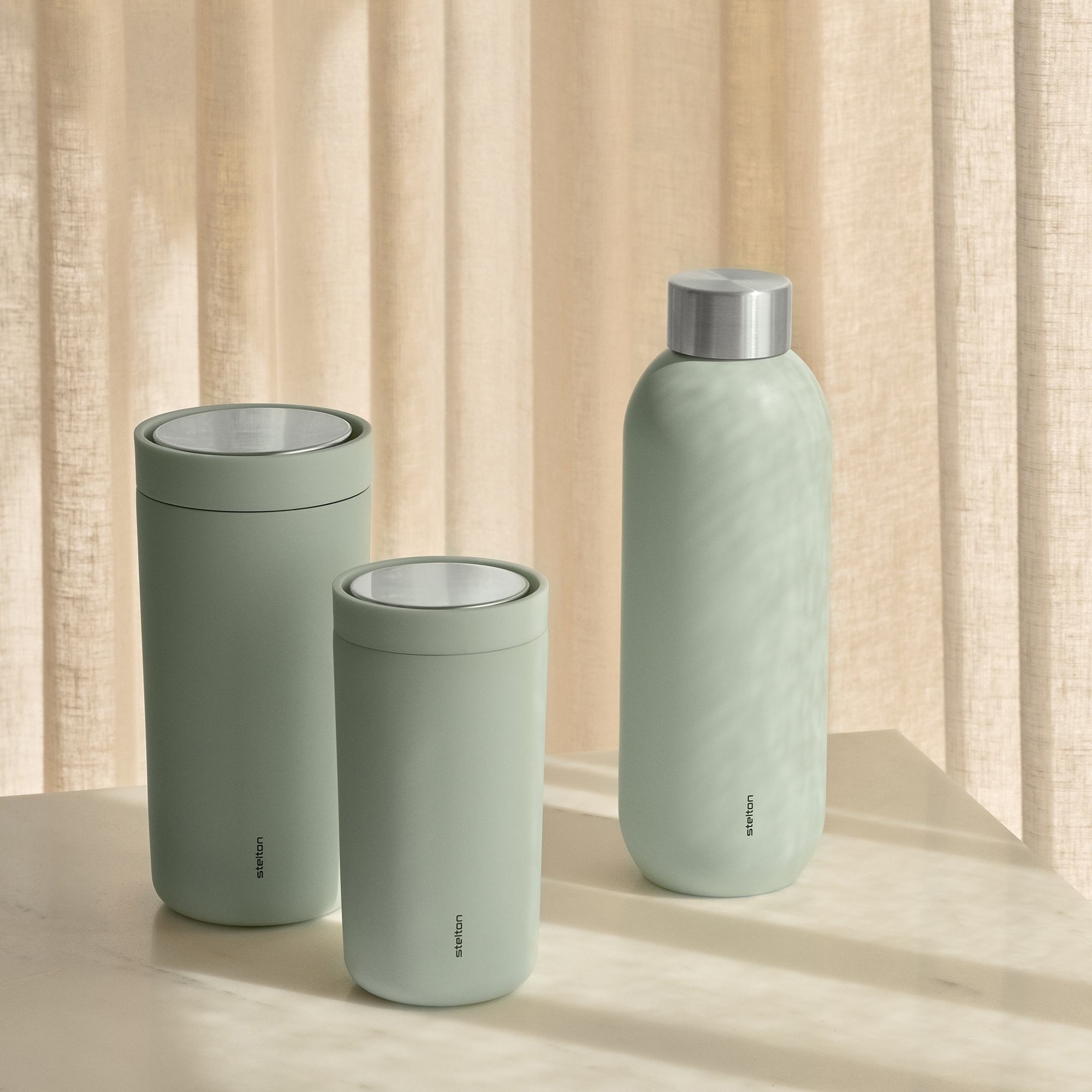 Stelton - Trinkflasche Keep Cool 0,6L - Minty Moss