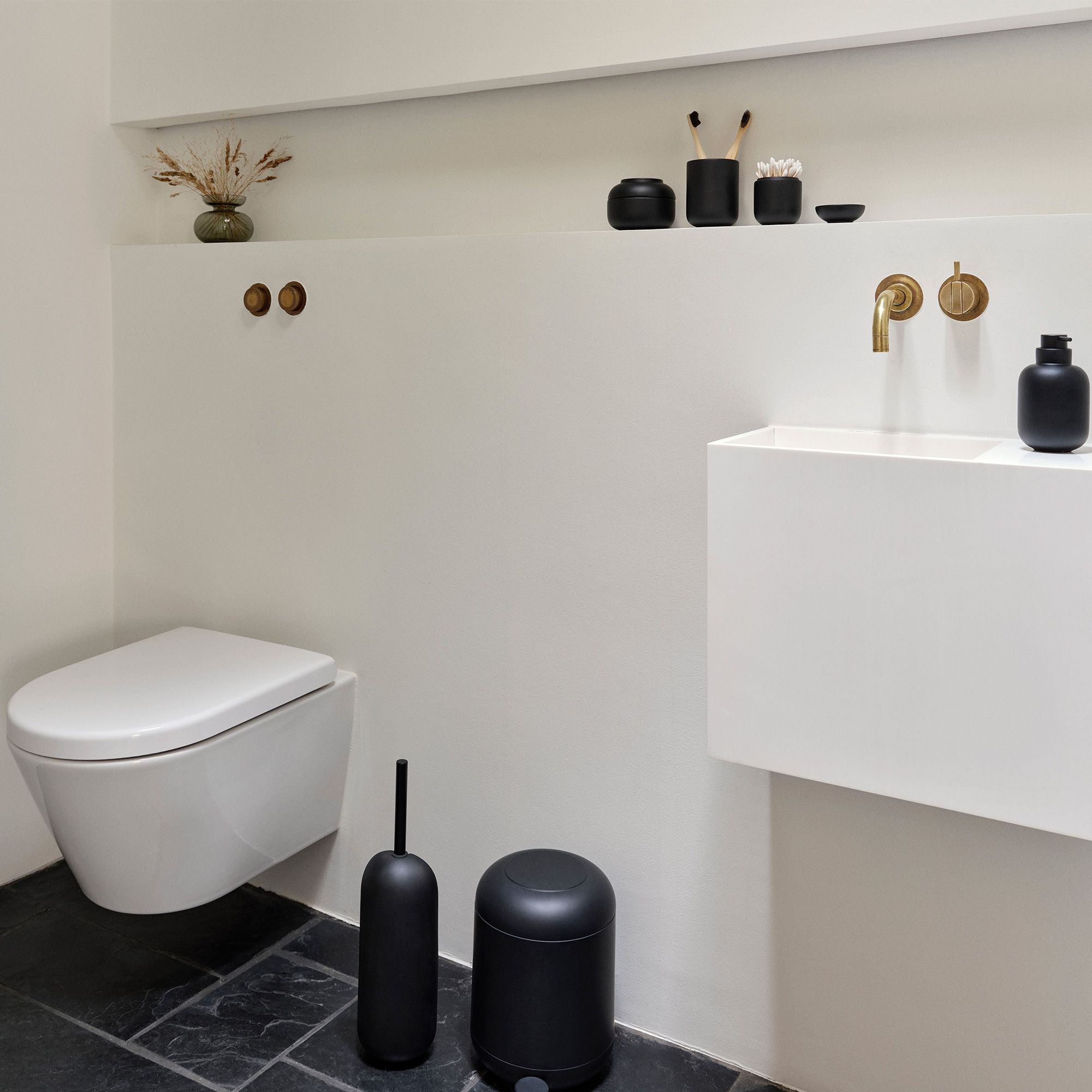 Zone - Sensu Zahnbürstenbecher - Black