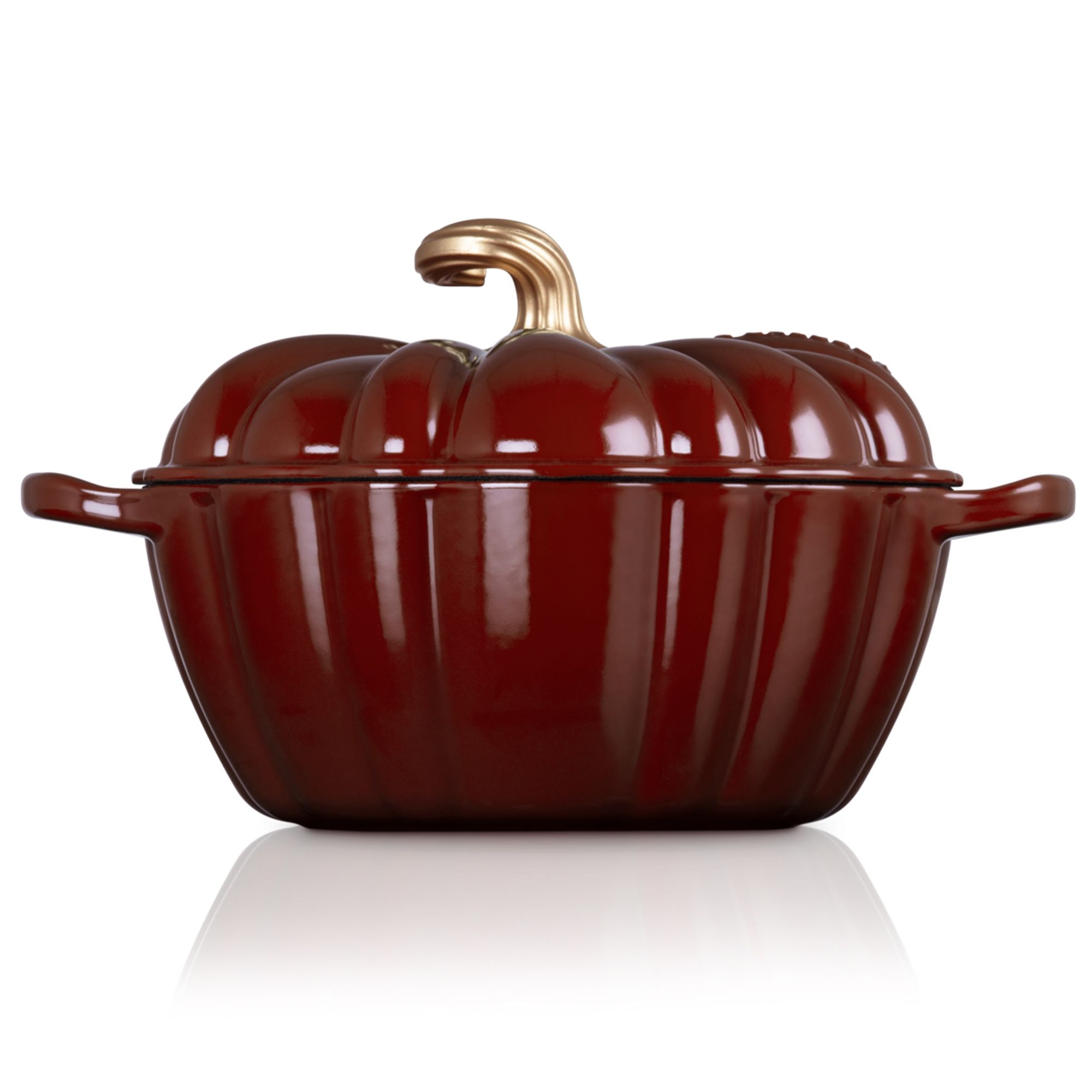 Le Creuset - Kürbis Bräter Signature 24 cm - Garnet Le Creuset - Kürbis Bräter Signature 24 cm - Garnet